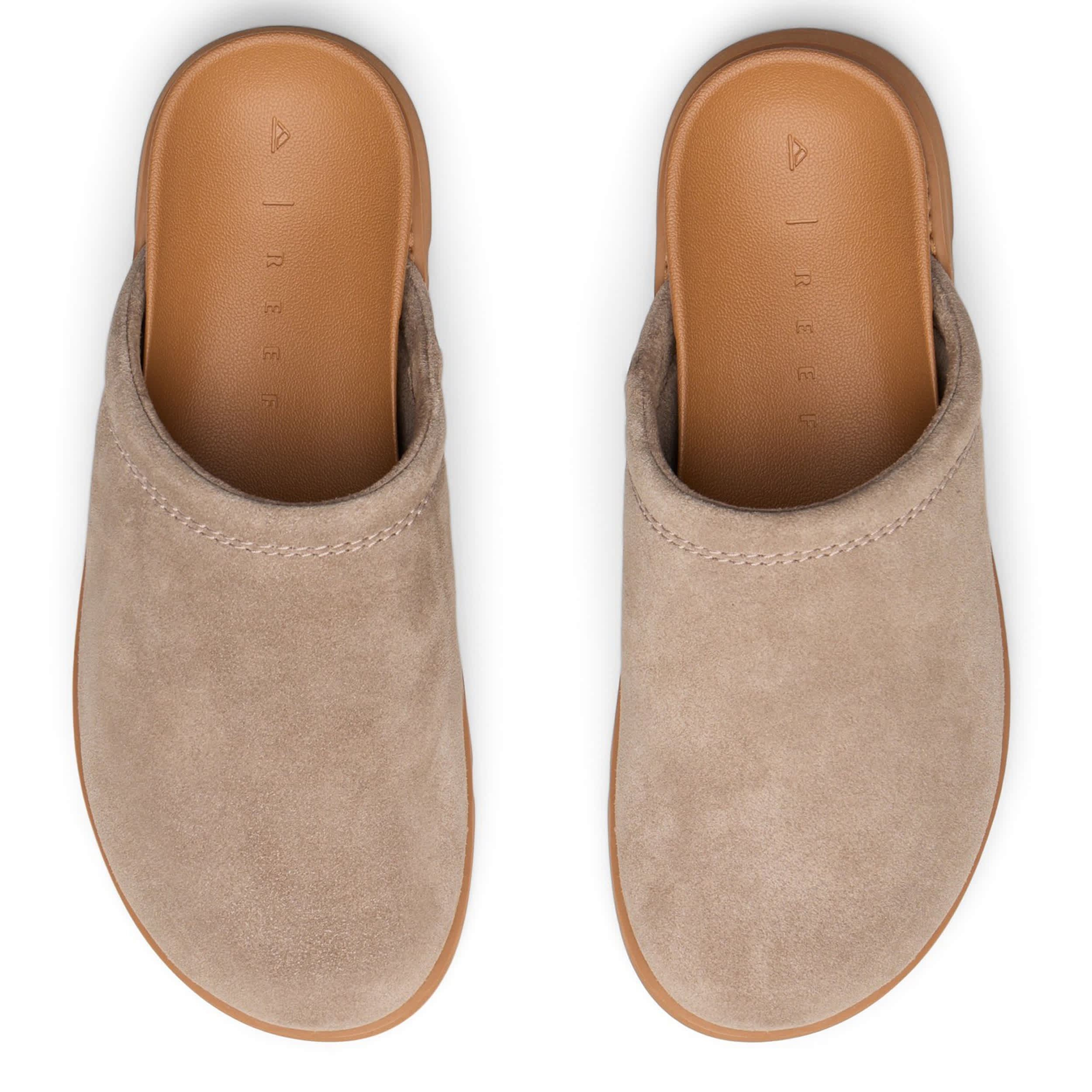 REEF-WOMENS VISTA LUXE MARIANA CLOG-TAUPE & 