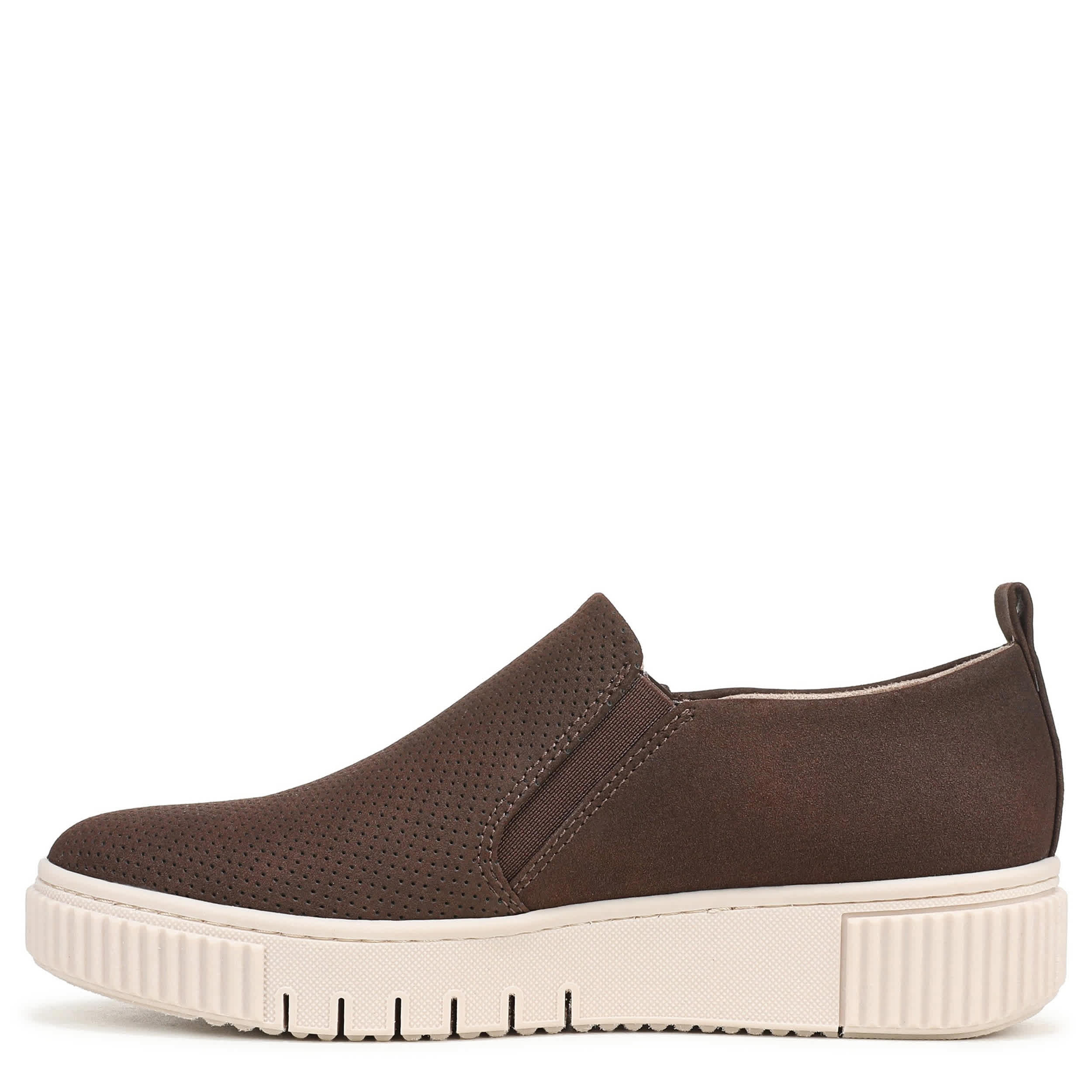 NATURAL SOUL BY NATURALIZER-WOMENS TURNER SLIP ON SNEAKER-BROWN & 