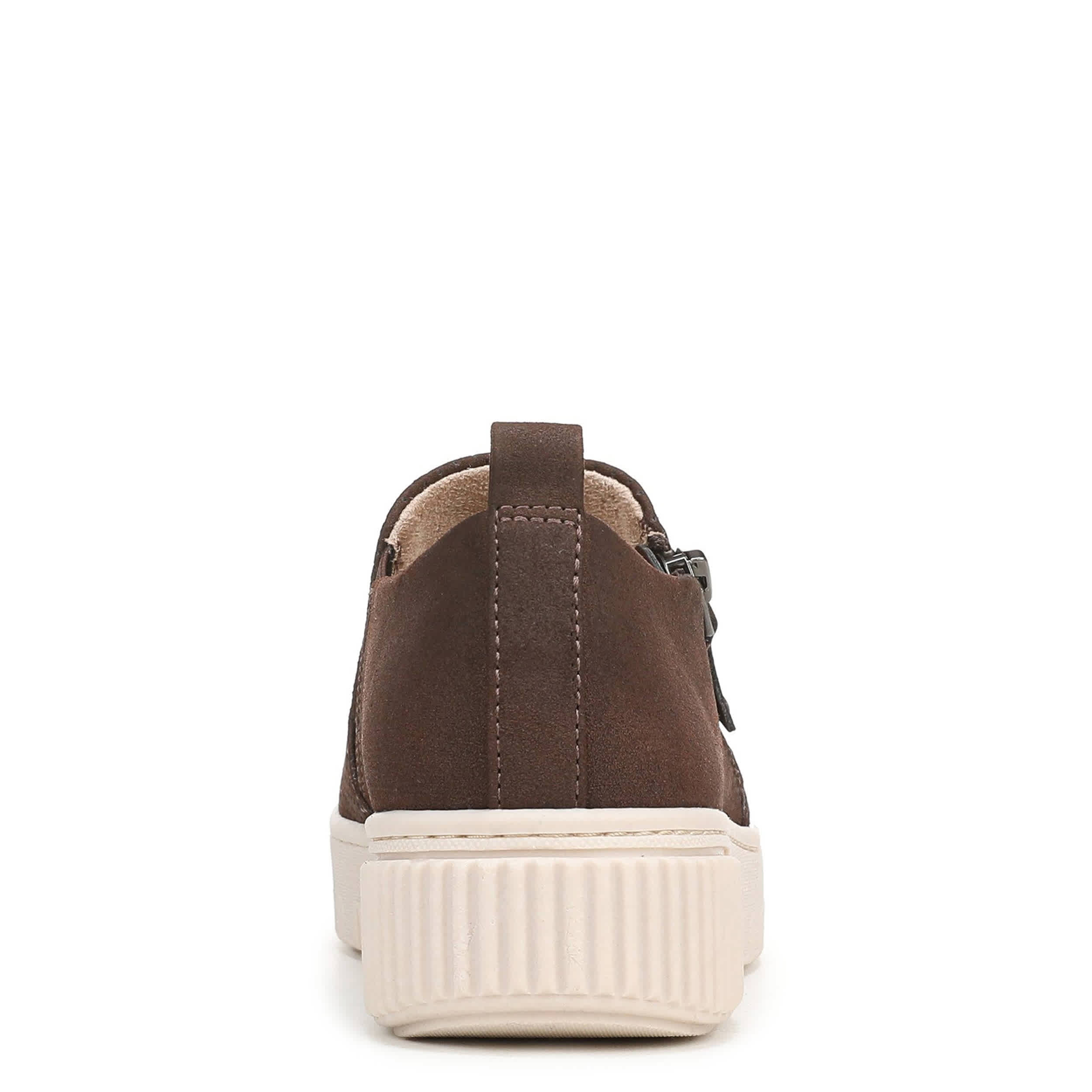 NATURAL SOUL BY NATURALIZER-WOMENS TURNER SLIP ON SNEAKER-BROWN & 