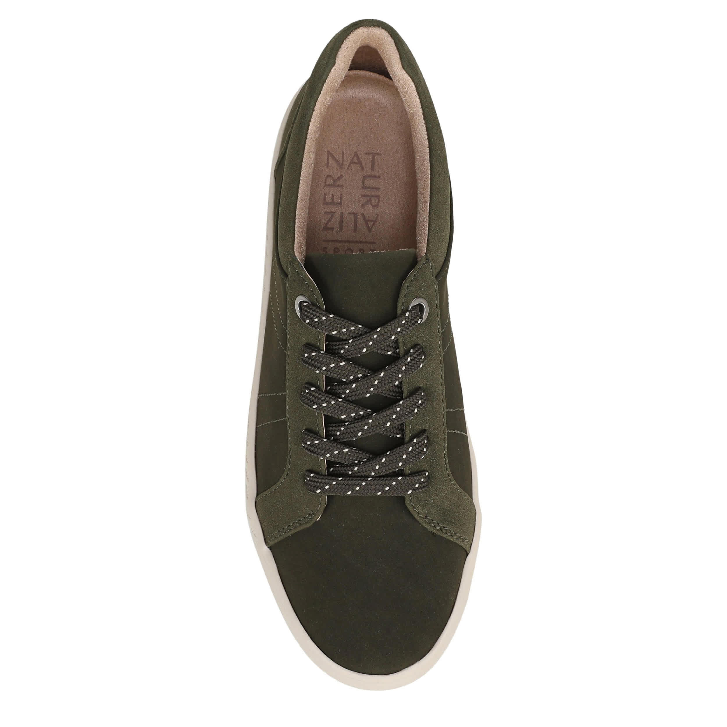 NATURAL SOUL BY NATURALIZER-WOMENS NEELA SNEAKER-OLIVE & 