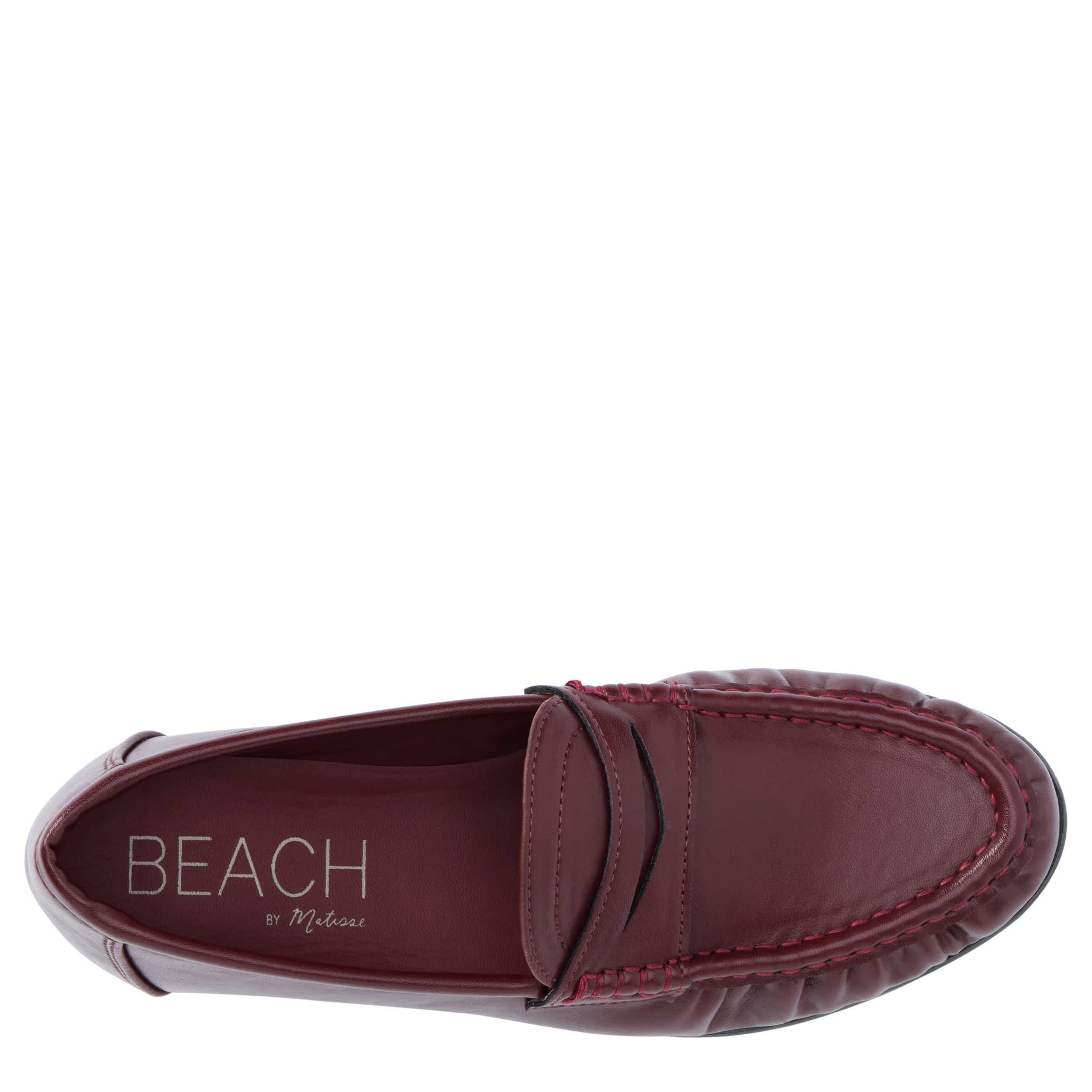 BEACH-WOMENS CARLTON LOAFER-BURGUNDY & 