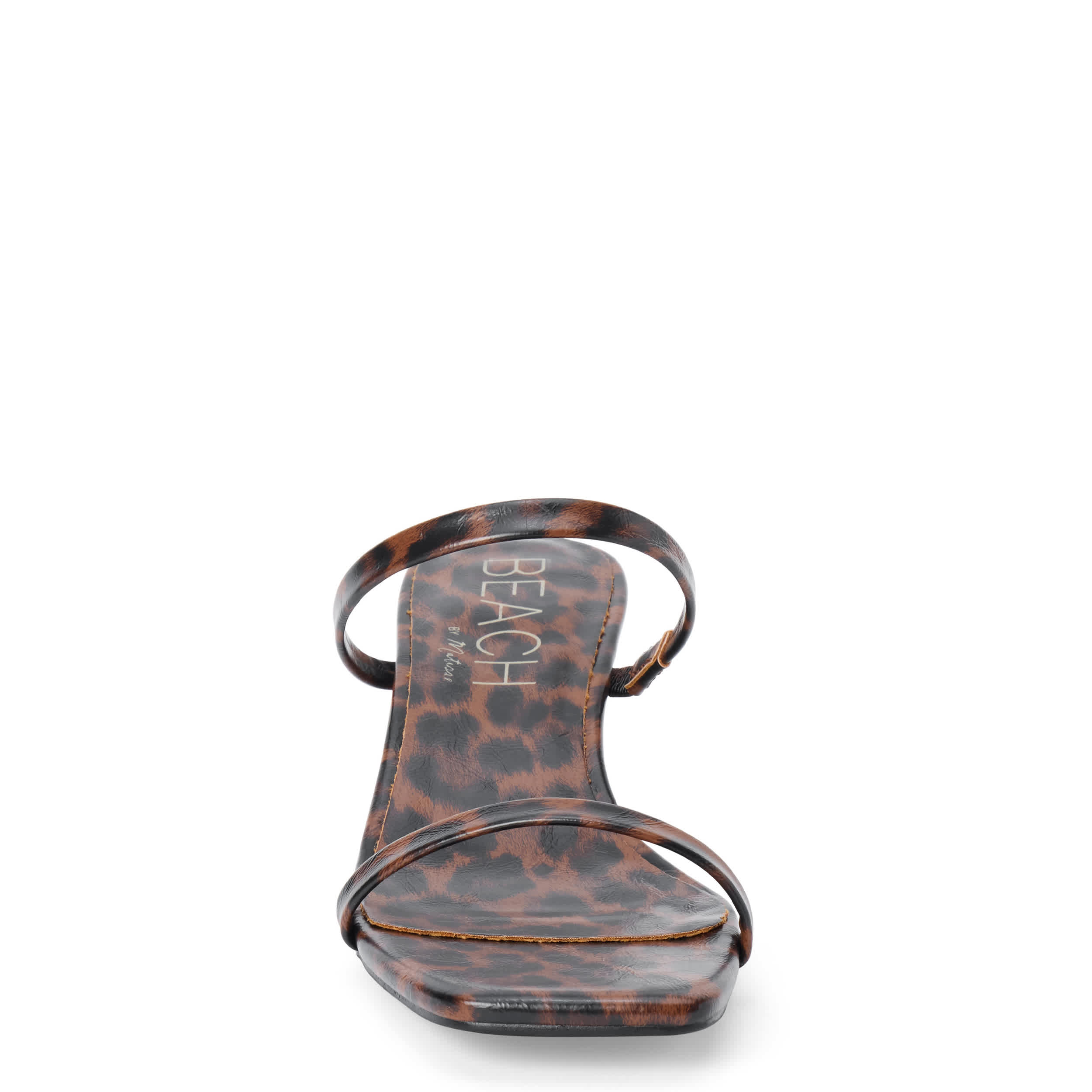 BEACH-WOMENS JEANNE SANDAL-BROWN & LEOPARD
