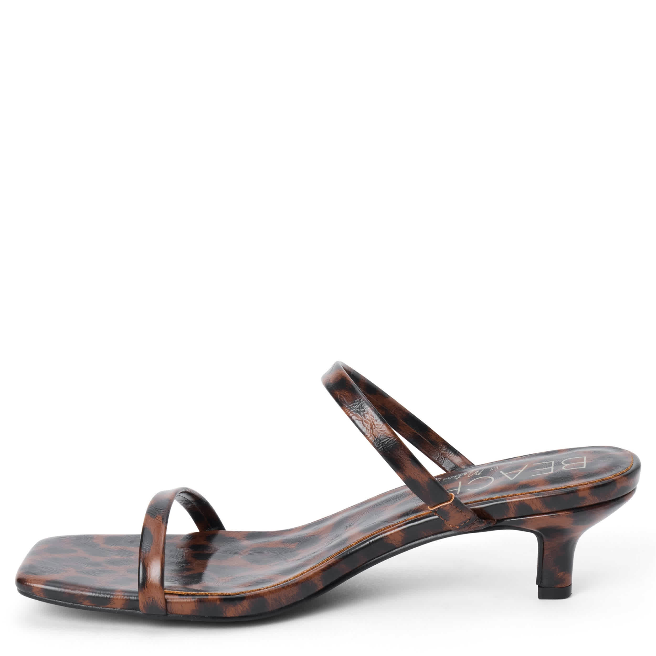 BEACH-WOMENS JEANNE SANDAL-BROWN & LEOPARD