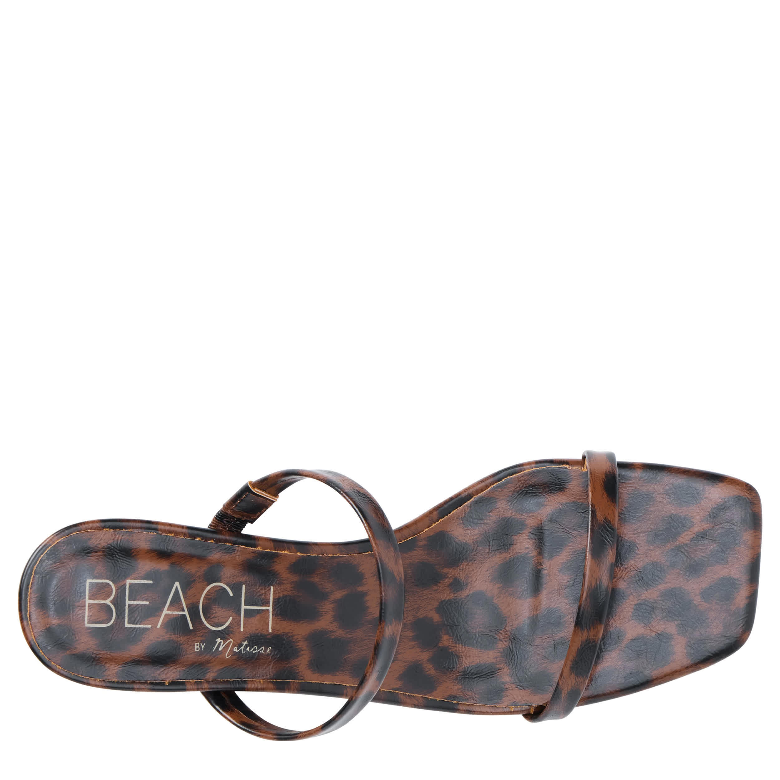 BEACH-WOMENS JEANNE SANDAL-BROWN & LEOPARD