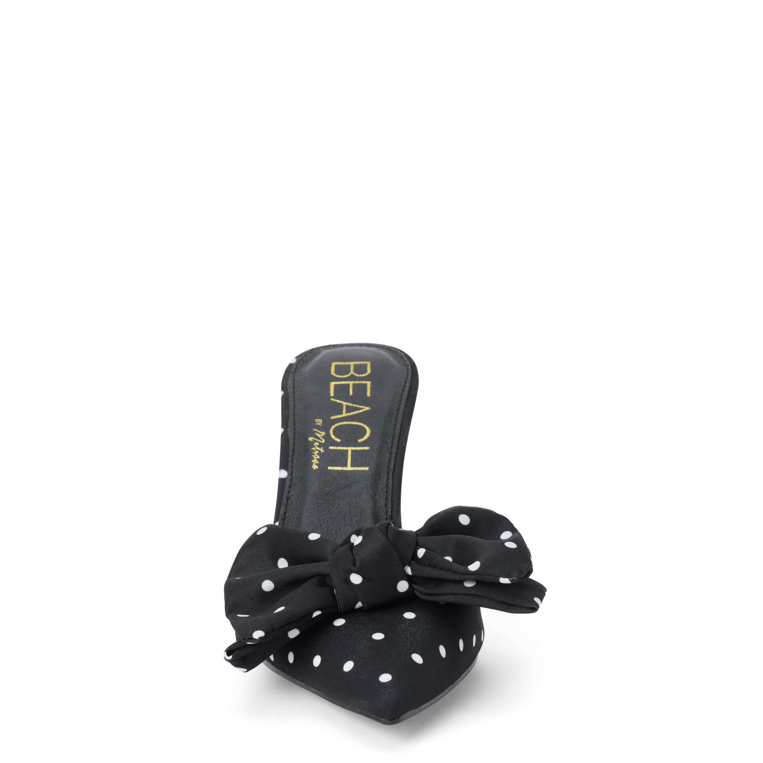 BEACH-WOMENS GOLDIE PUMP-BLACK & WHITE