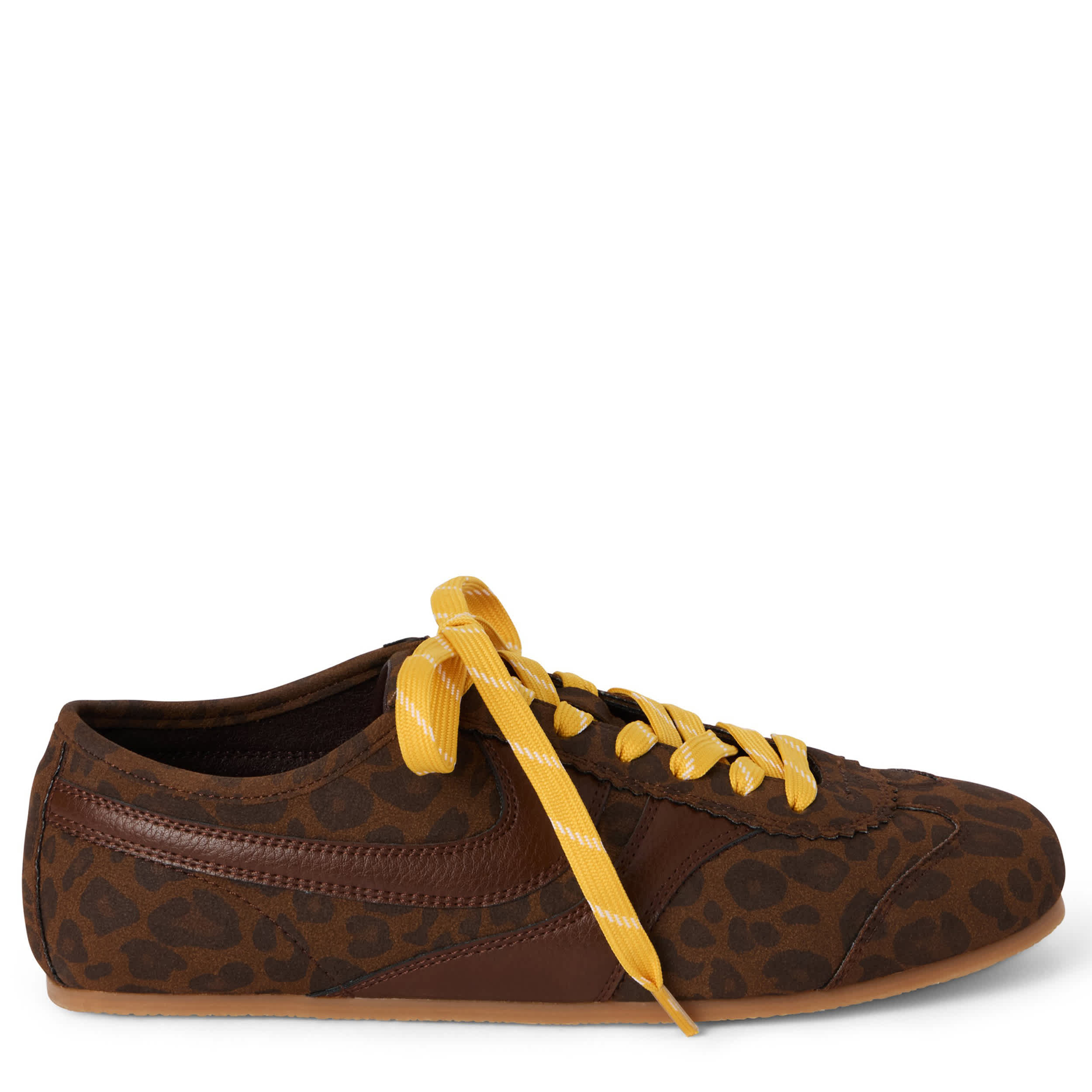COCONUTS-WOMENS SLOANE SNEAKER-BROWN & LEOPARD