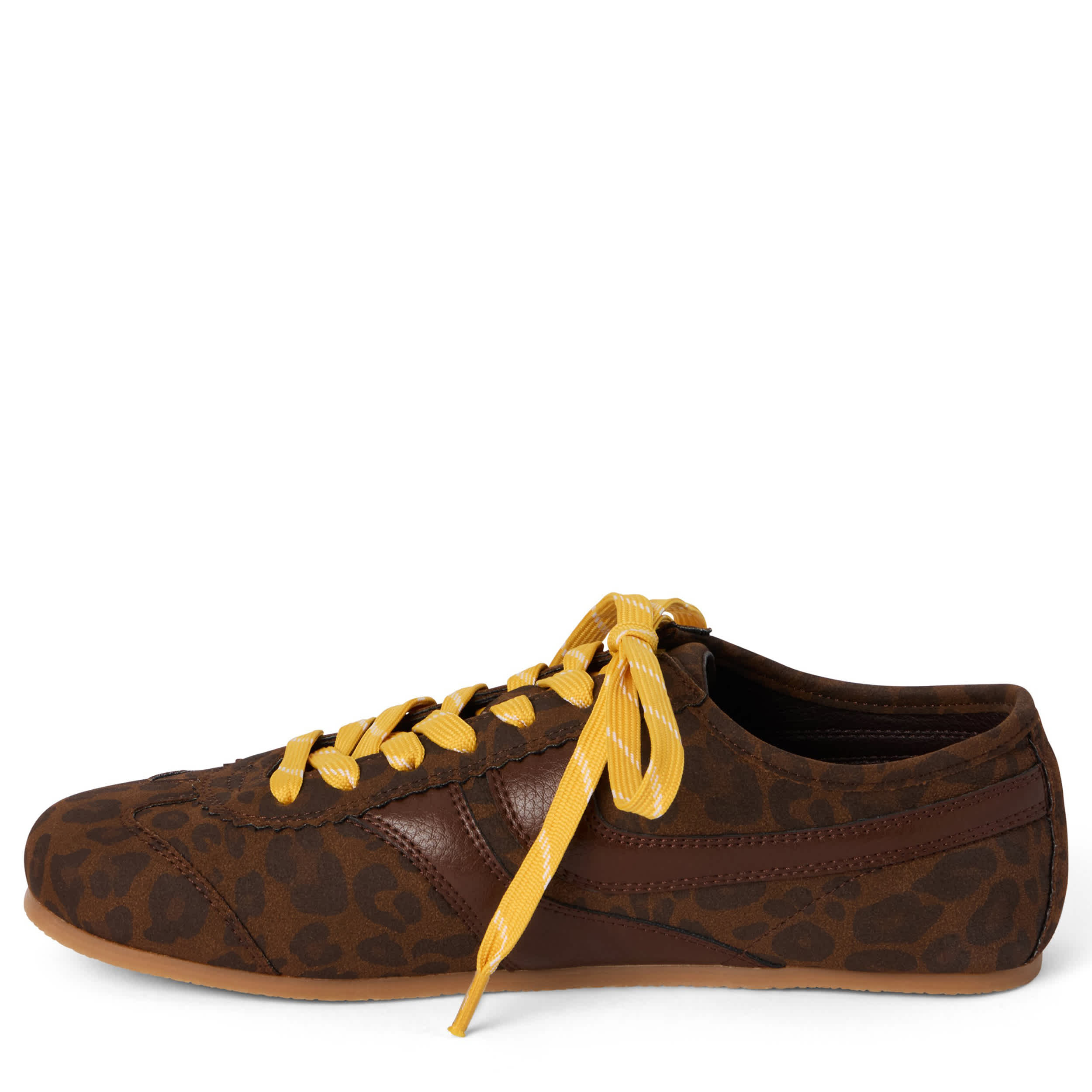 COCONUTS-WOMENS SLOANE SNEAKER-BROWN & LEOPARD