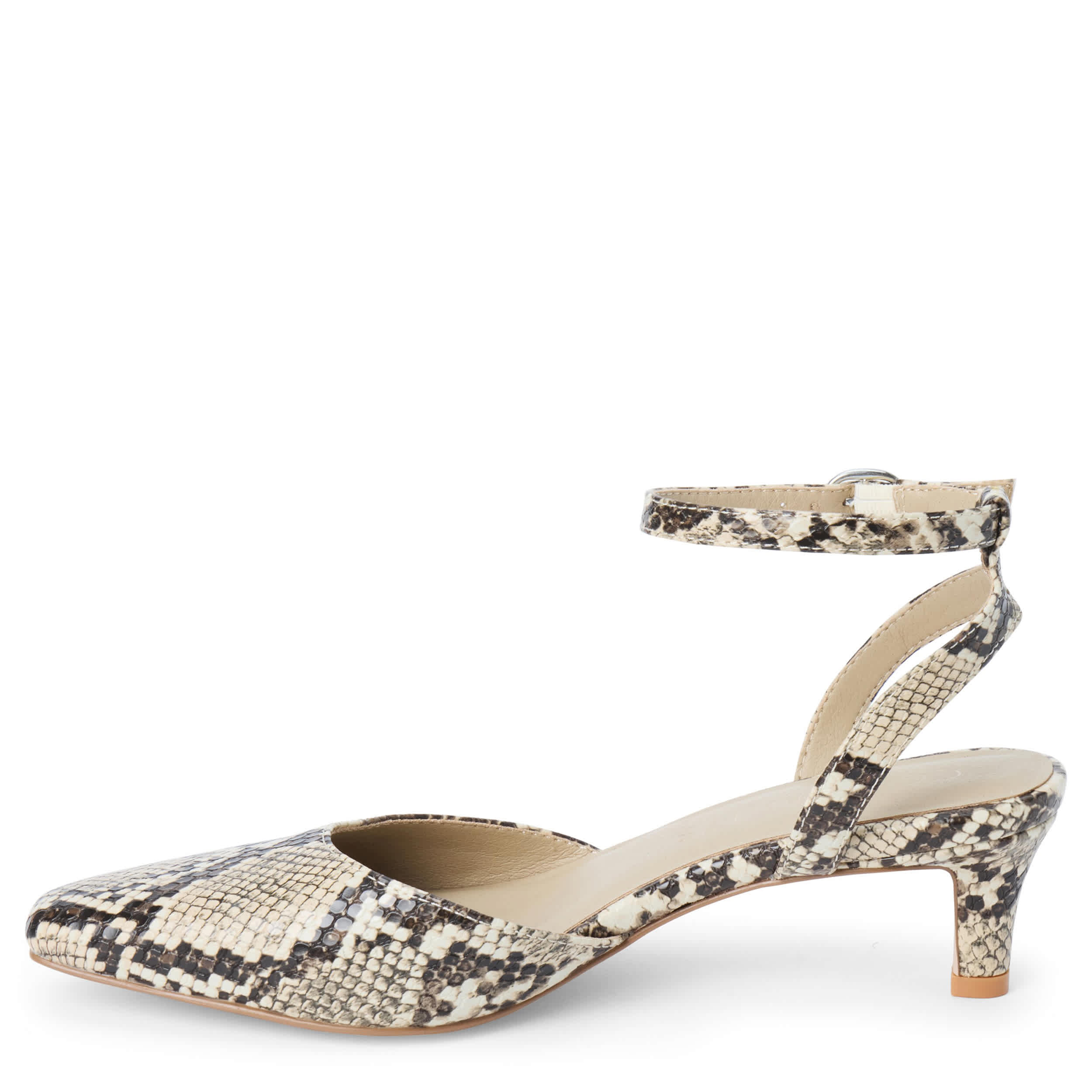 COCONUTS-WOMENS FINN PUMP-NATURAL & SNAKE