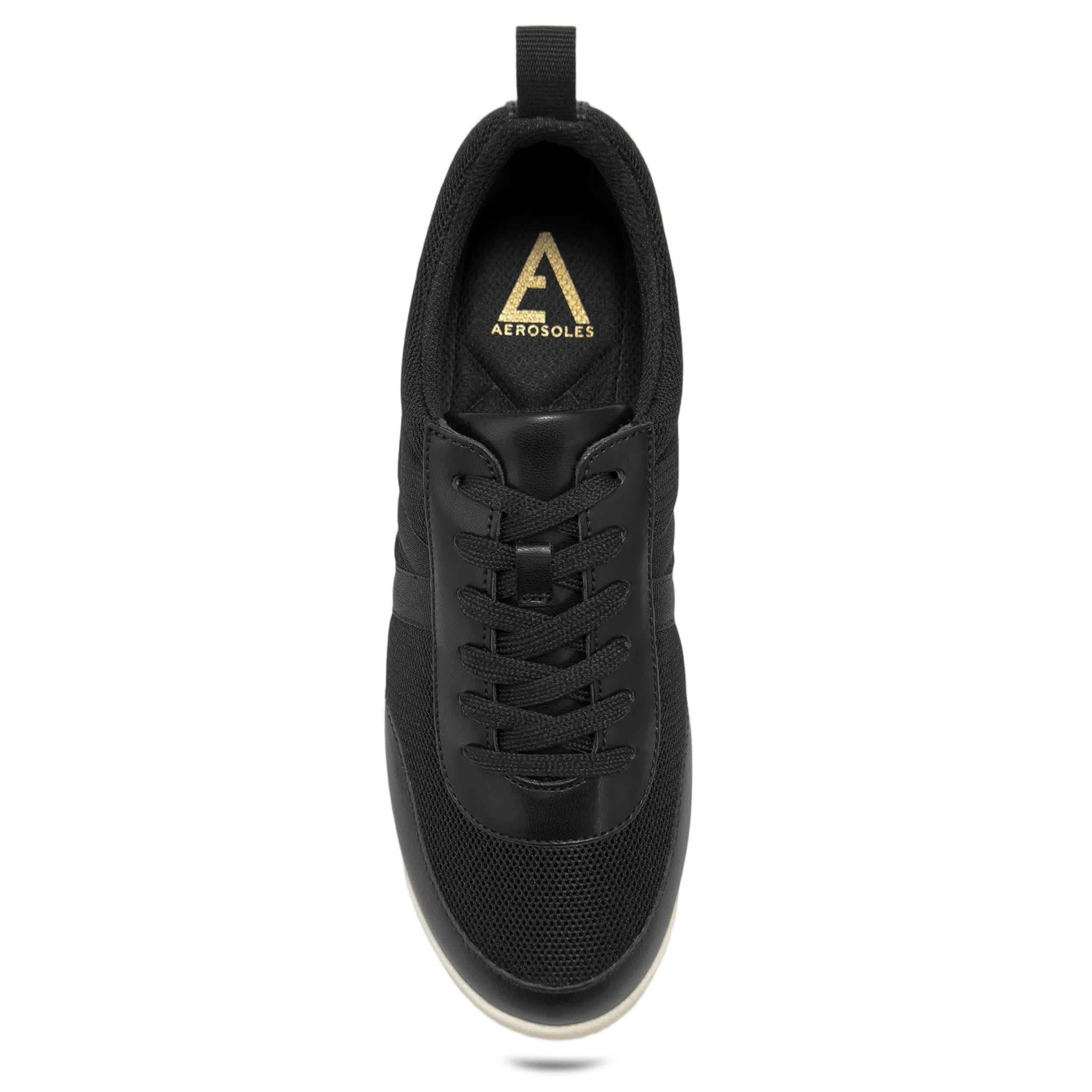 AEROSOLES-WOMENS PIXIE SNEAKER-BLACK & 