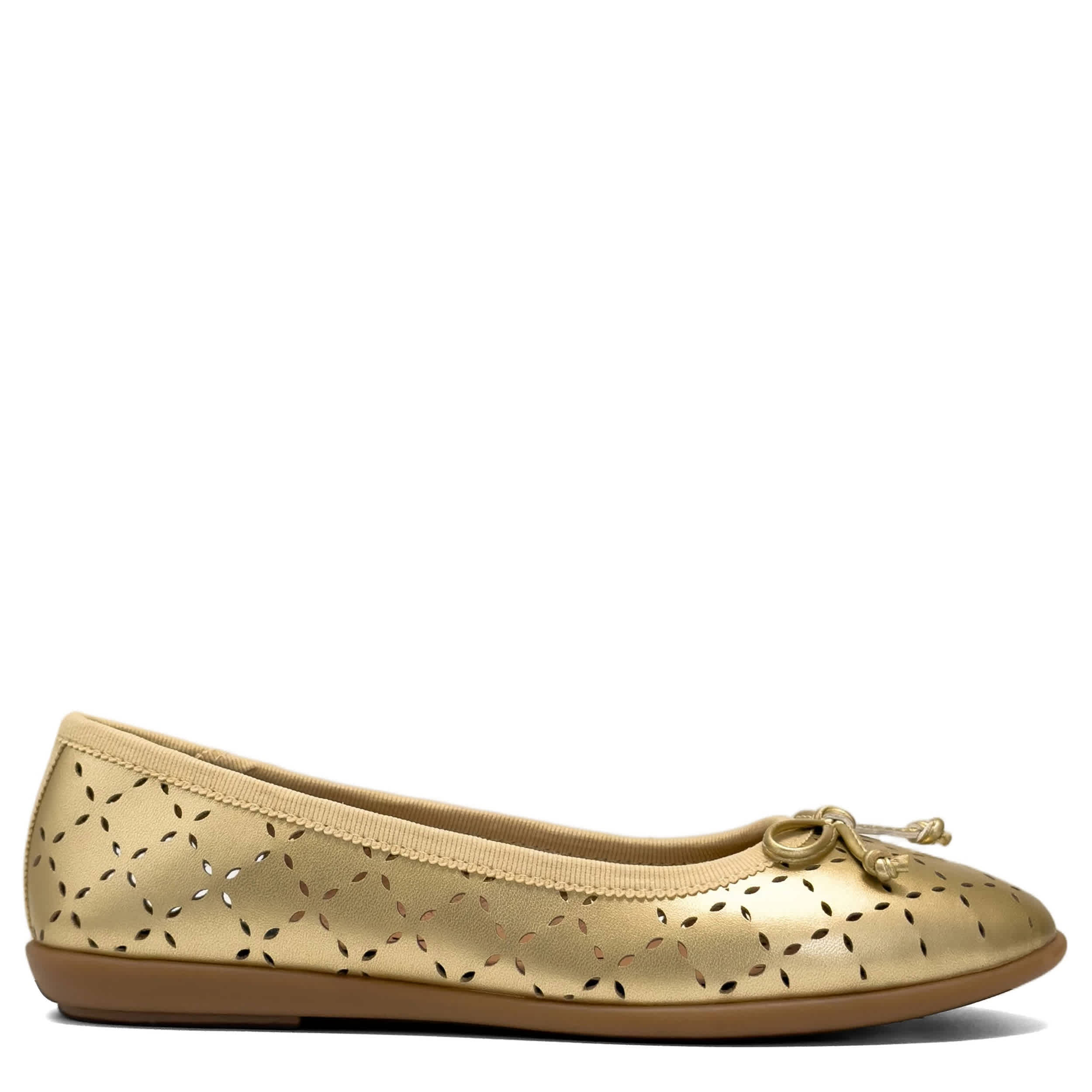 AEROSOLES-WOMENS BEYLA FLAT-GOLD & 
