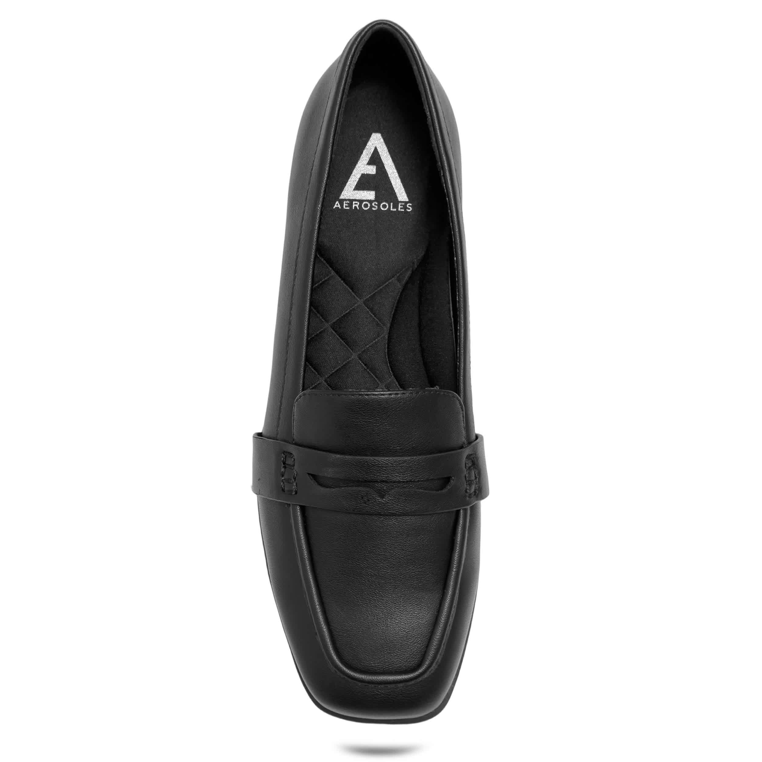 AEROSOLES-WOMENS KODY LOAFER-BLACK & 