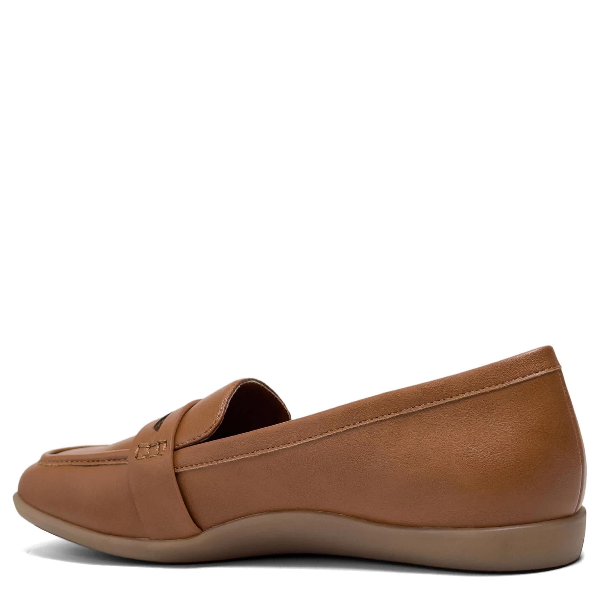 AEROSOLES-WOMENS KODY LOAFER-CHESTNUT & 