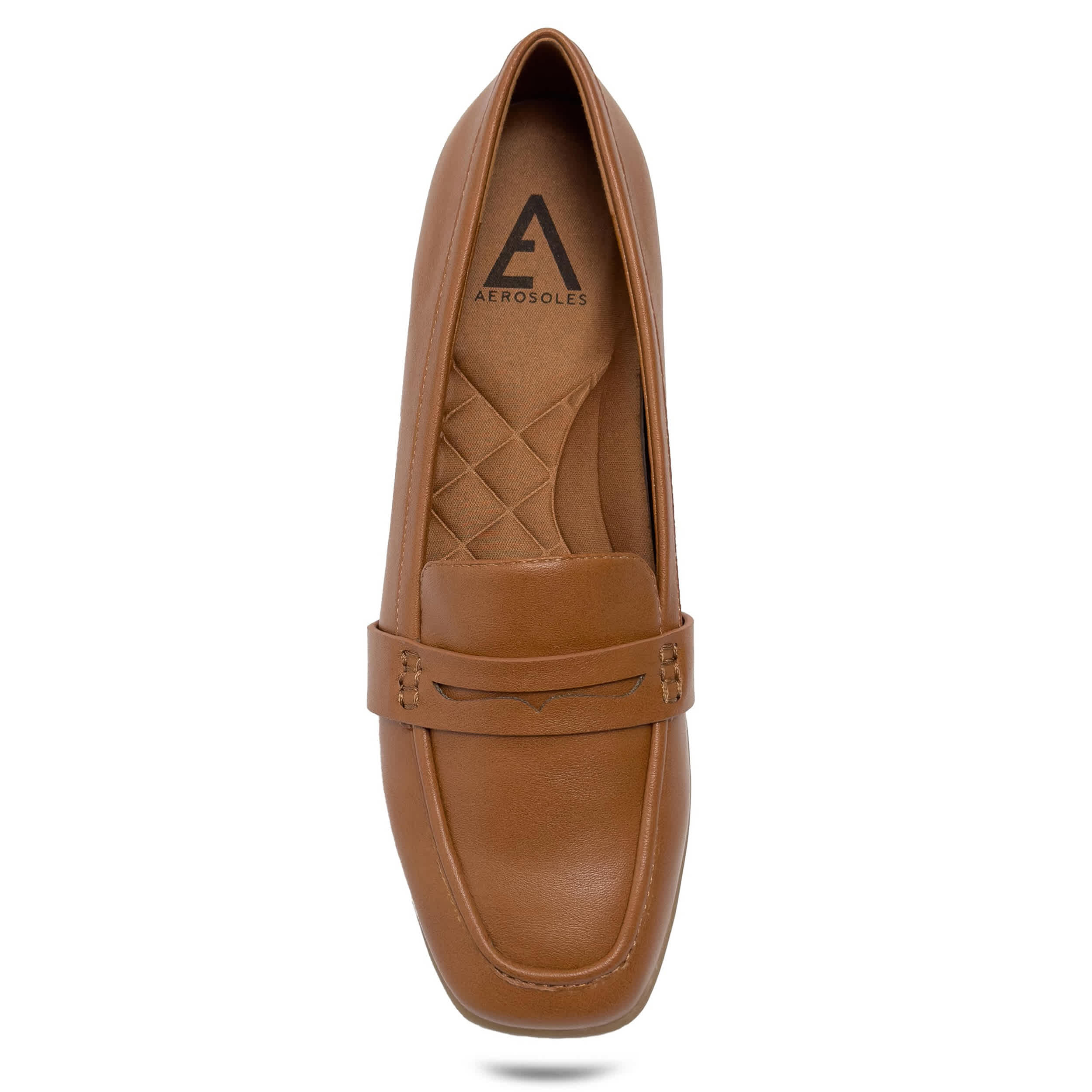 AEROSOLES-WOMENS KODY LOAFER-CHESTNUT & 