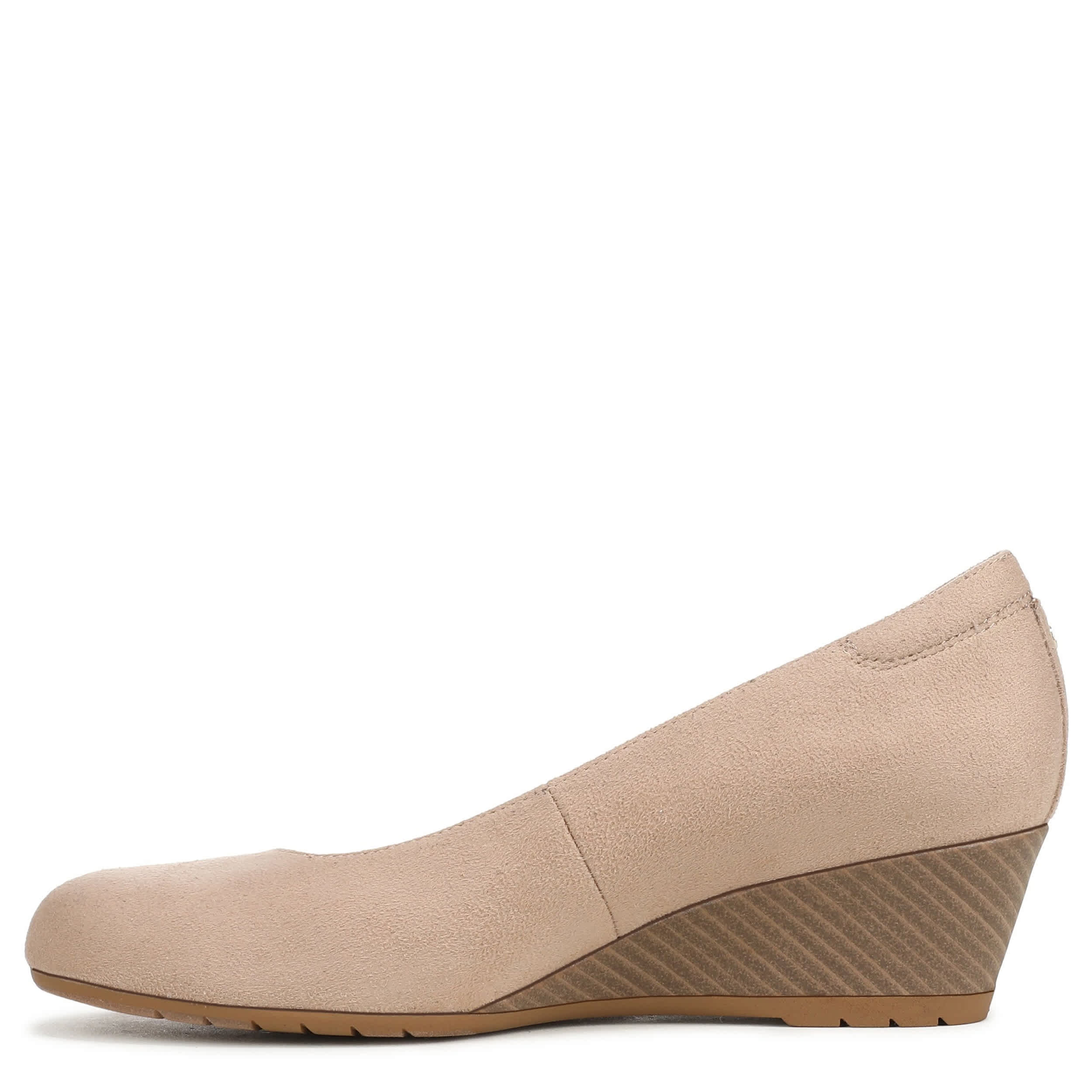 DR. SCHOLL'S-WOMENS BE FLEX WEDGE PUMP-SAND & 