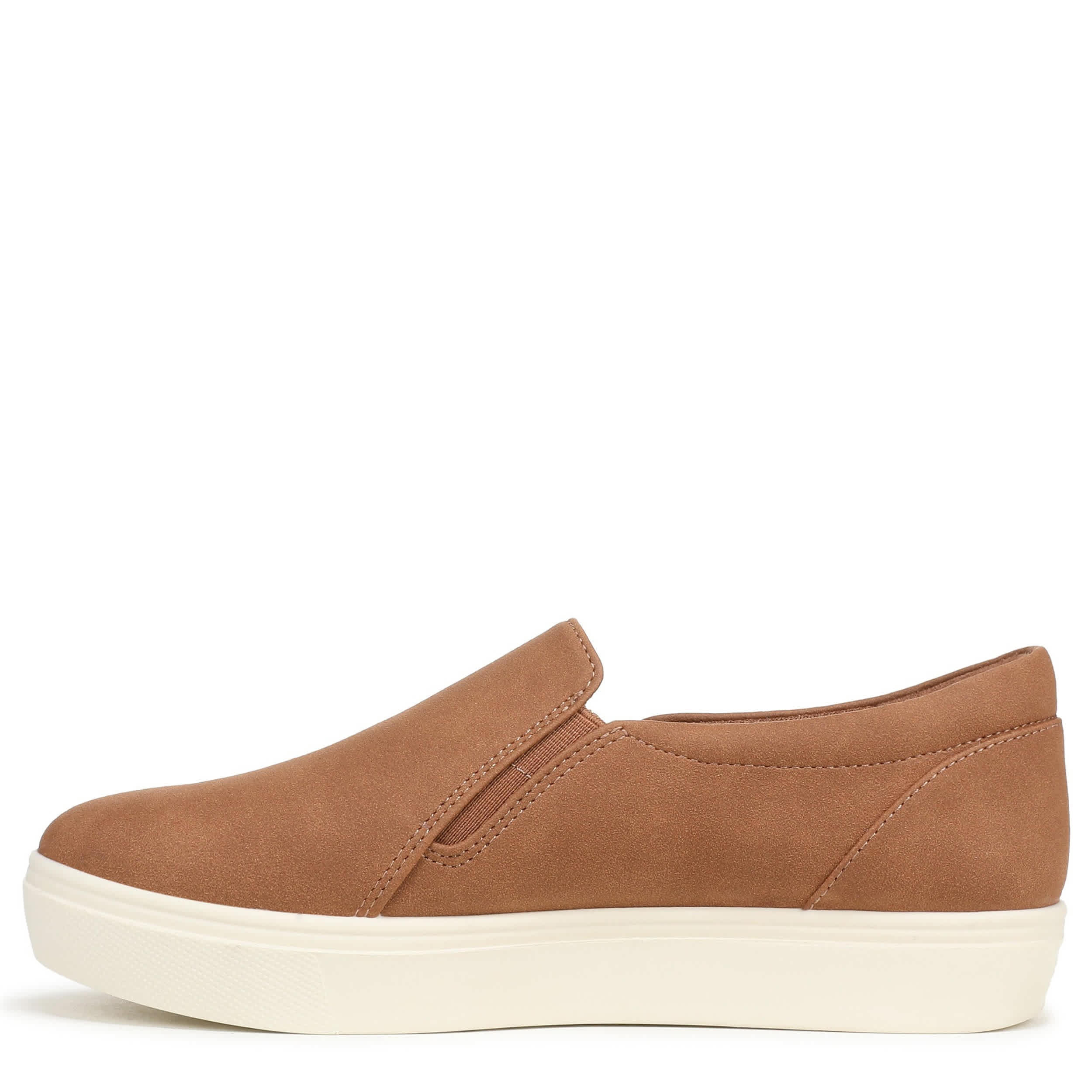 DR. SCHOLL'S-WOMENS MADISON CLOUD ZIP SNEAKER-DARK TAN & 