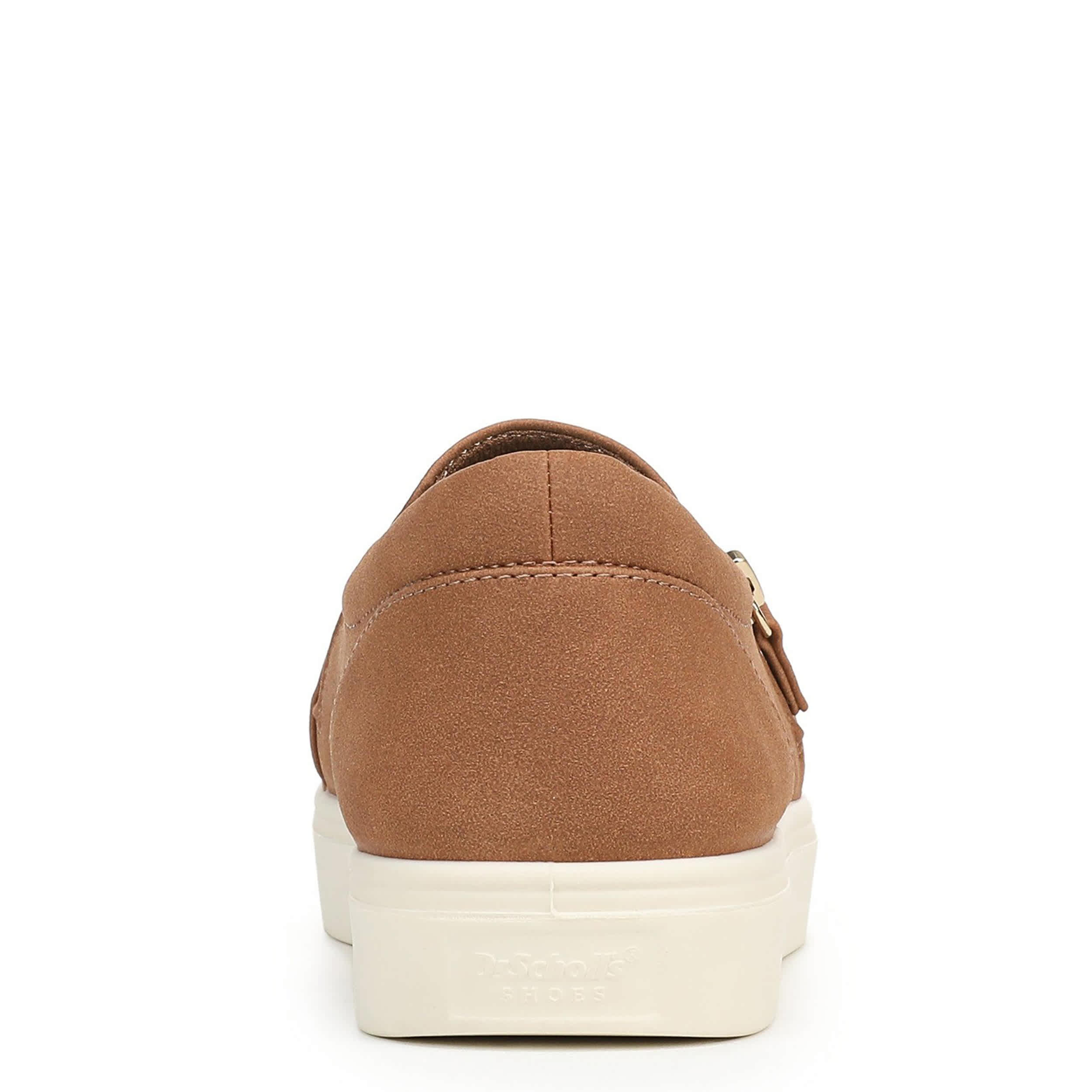 DR. SCHOLL'S-WOMENS MADISON CLOUD ZIP SNEAKER-DARK TAN & 