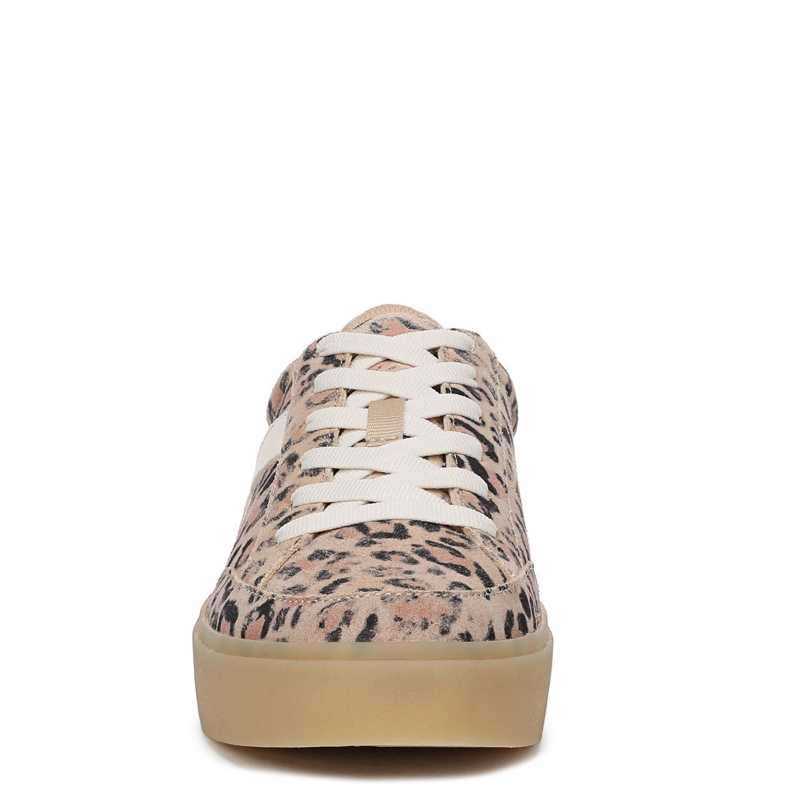 DR. SCHOLL'S-WOMENS MADISON LACE SNEAKER-SAND & LEOPARD