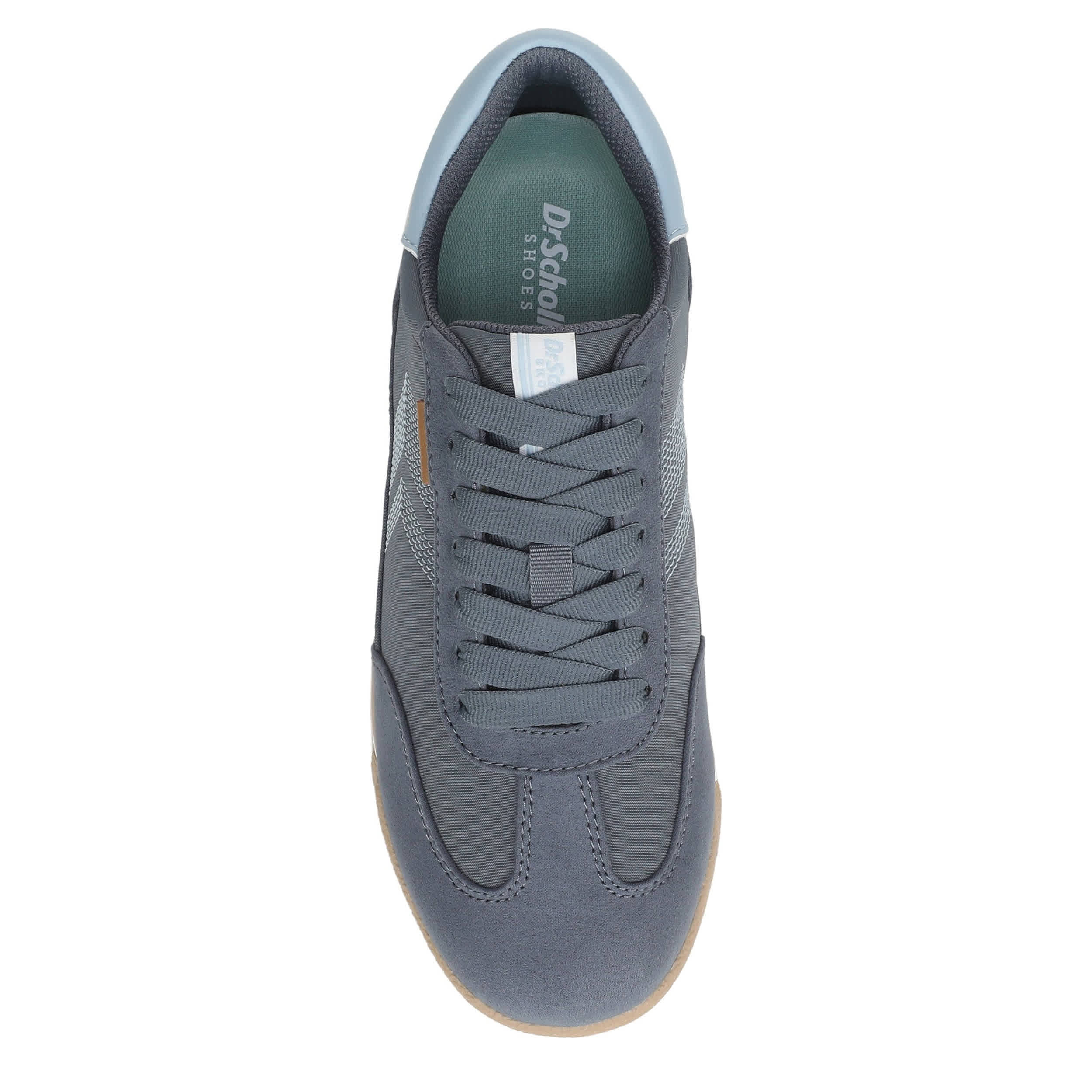 DR. SCHOLL'S-WOMENS THROWBACK RETRO SNEAKER-BLUE & 