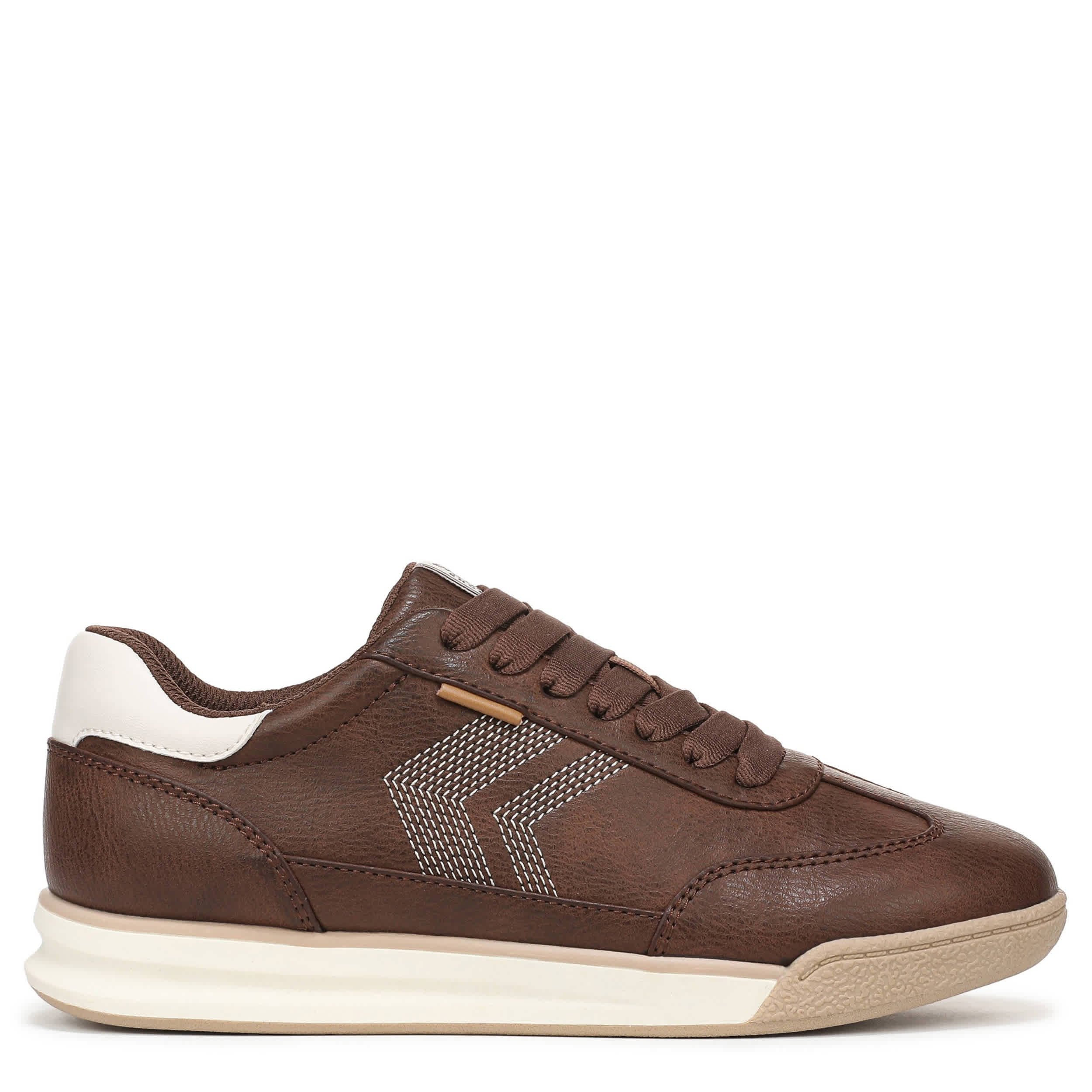 DR. SCHOLL'S-WOMENS THROWBACK RETRO SNEAKER-CHESTNUT & 