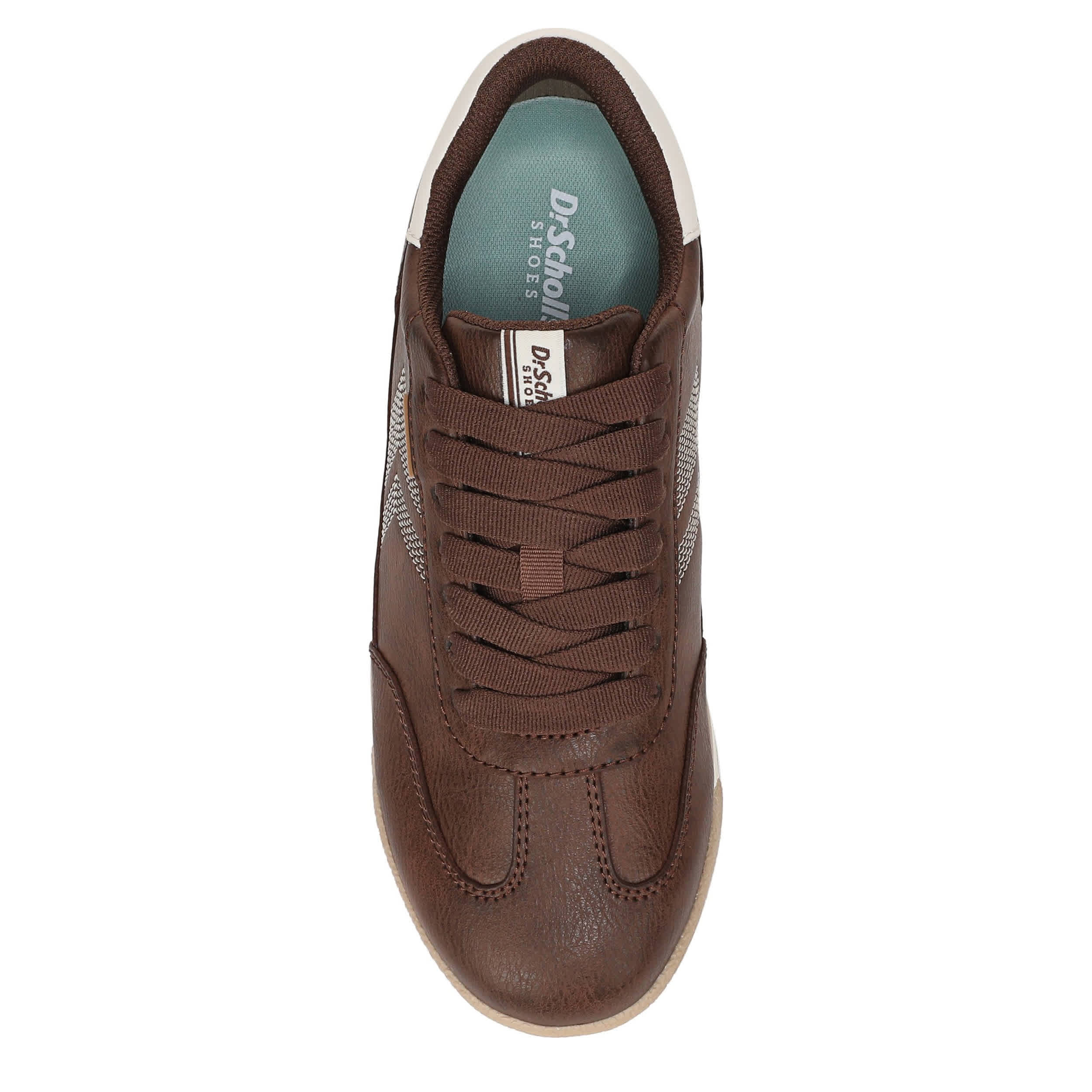 DR. SCHOLL'S-WOMENS THROWBACK RETRO SNEAKER-CHESTNUT & 