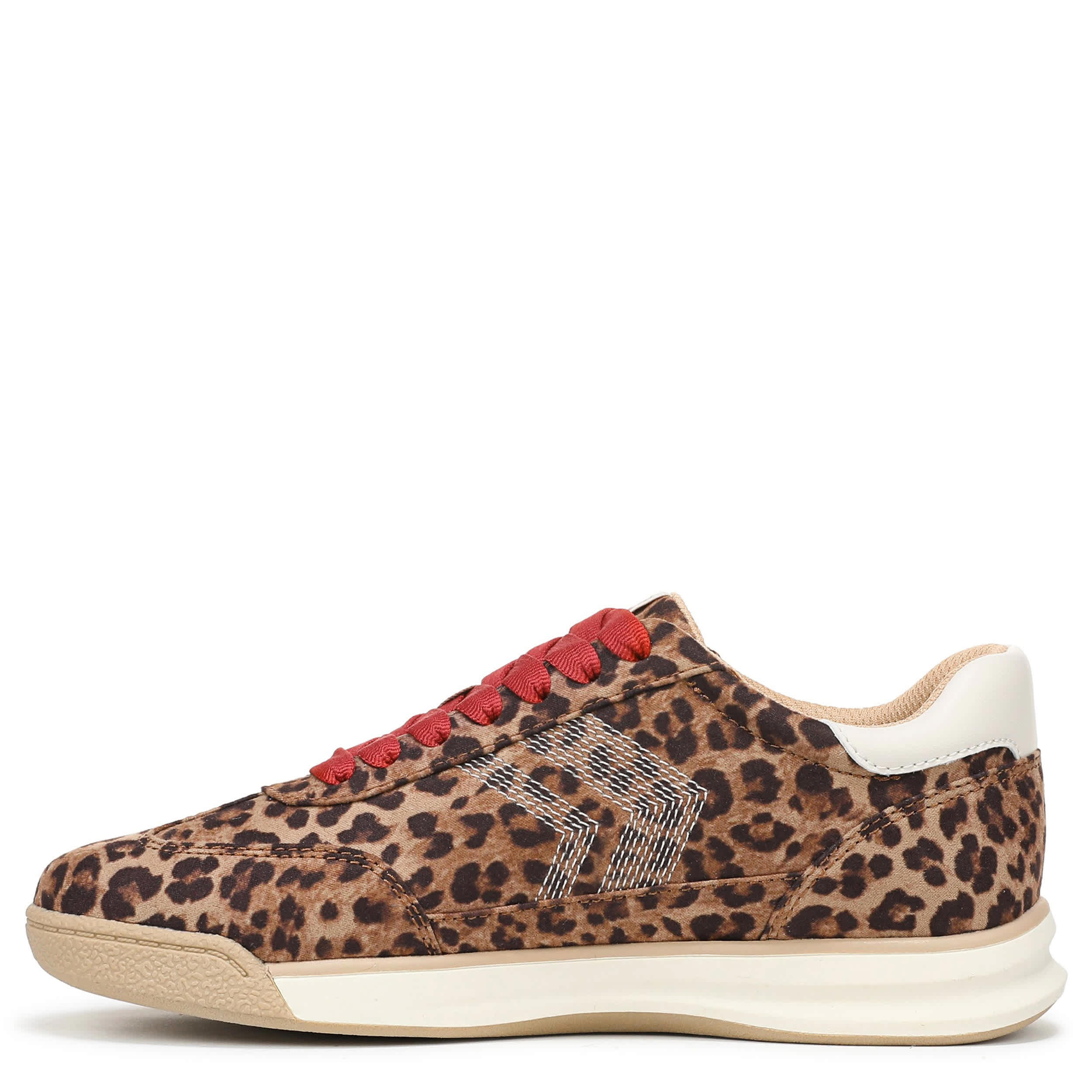 DR. SCHOLL'S-WOMENS THROWBACK RETRO SNEAKER-BROWN & LEOPARD