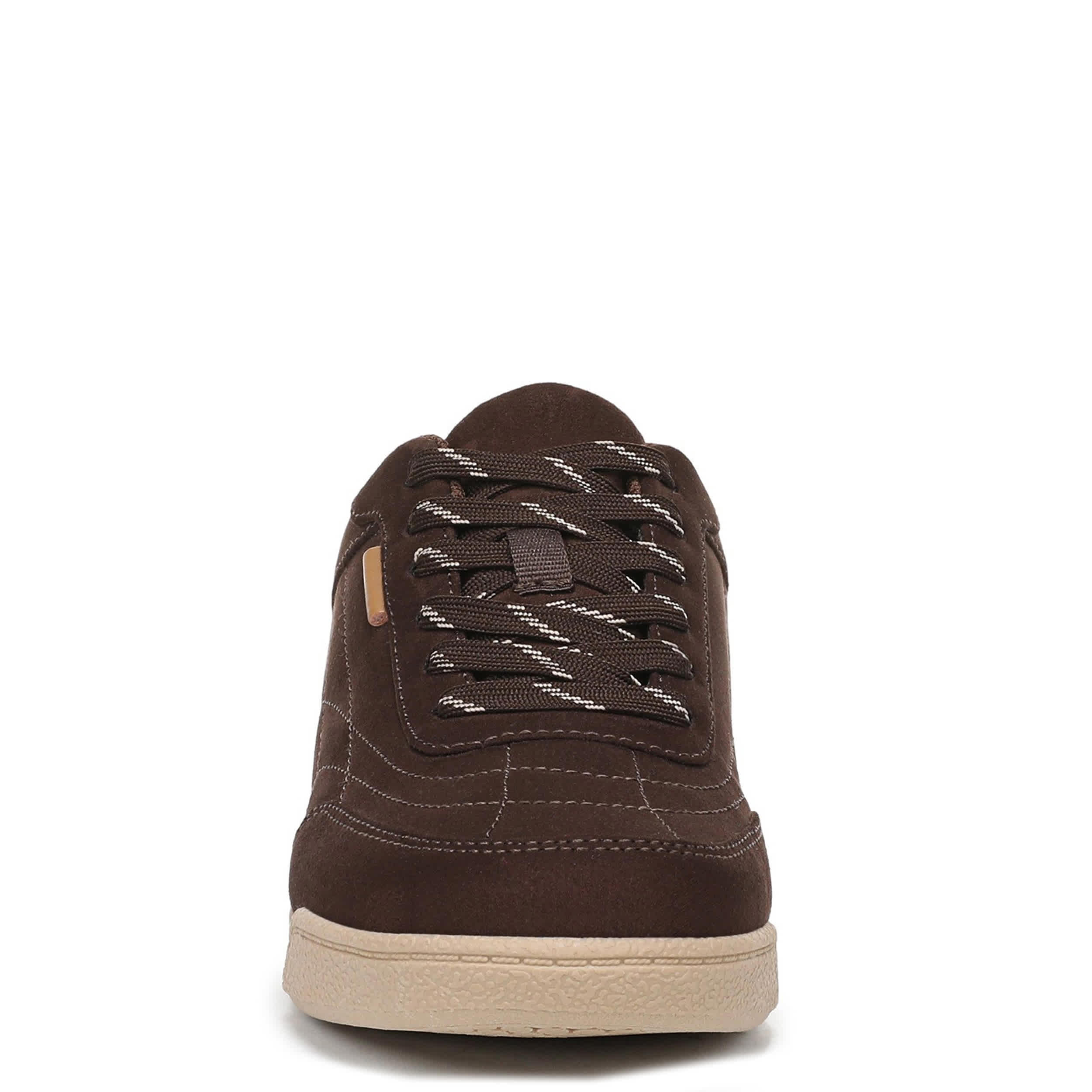 DR. SCHOLL'S-WOMENS THROWBACK LACE SNEAKER-CORDOVAN & 