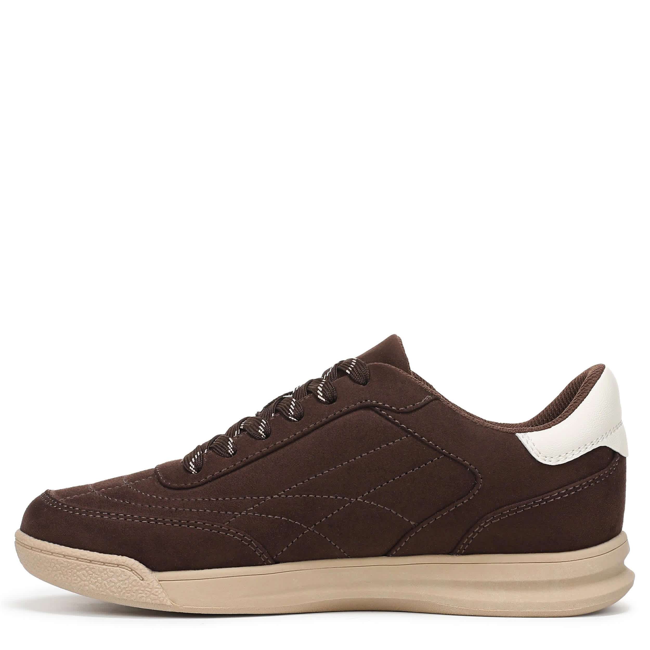 DR. SCHOLL'S-WOMENS THROWBACK LACE SNEAKER-CORDOVAN & 