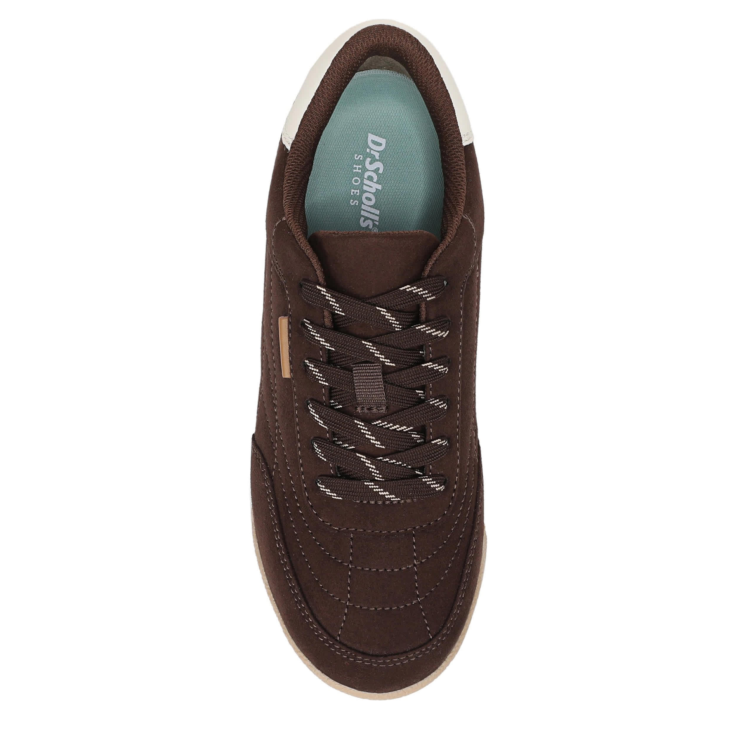 DR. SCHOLL'S-WOMENS THROWBACK LACE SNEAKER-CORDOVAN & 