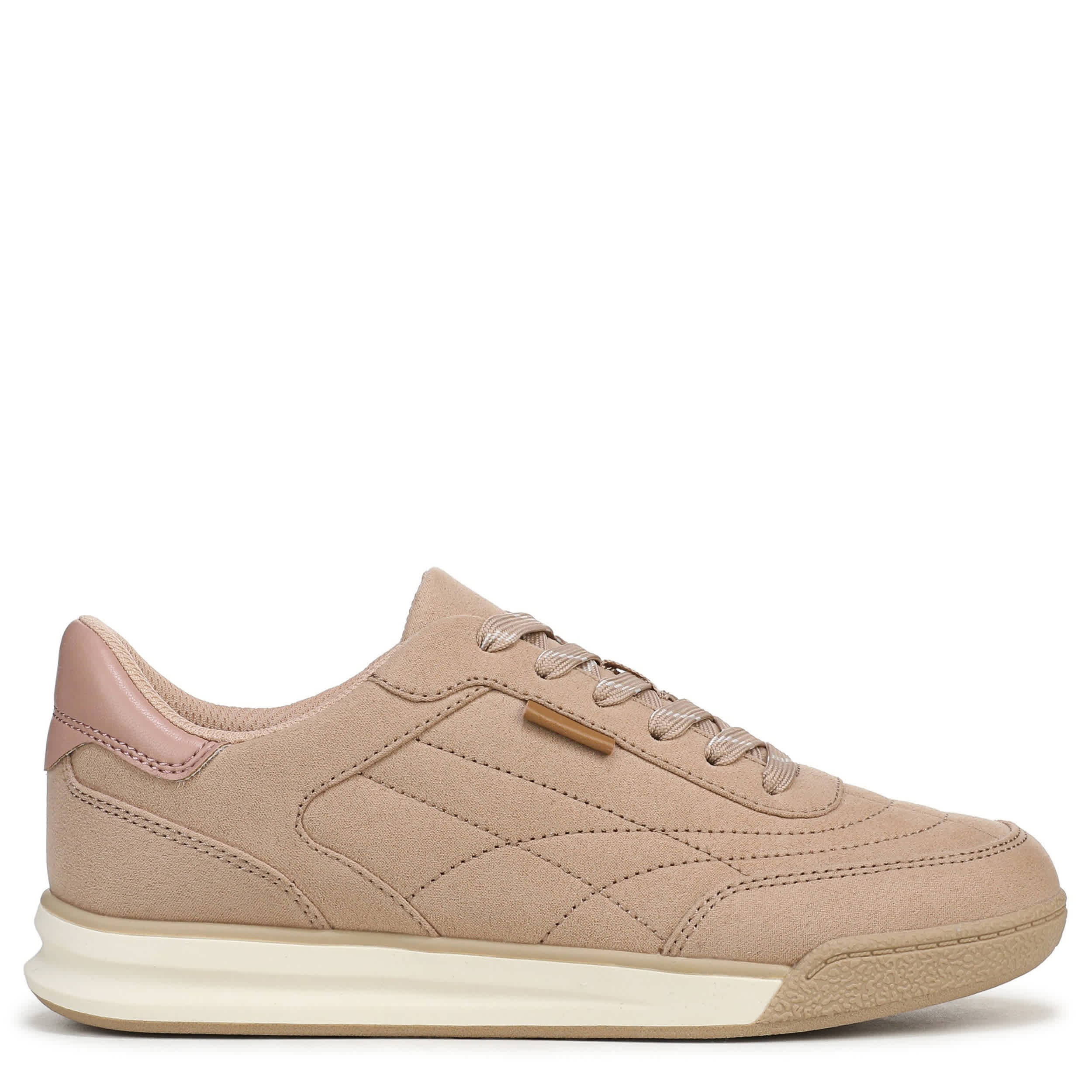 DR. SCHOLL'S-WOMENS THROWBACK LACE SNEAKER-SAND & 