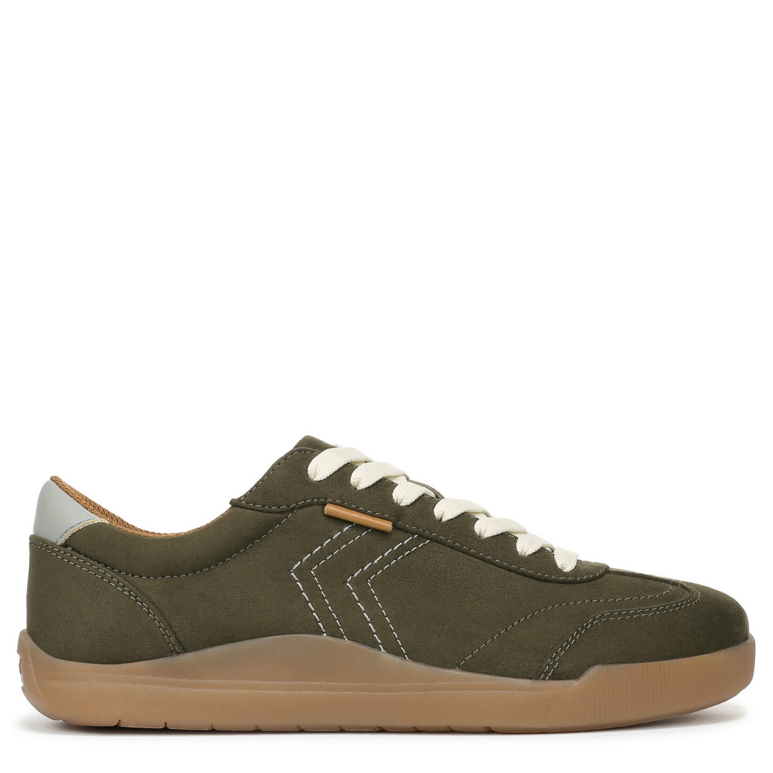 DR. SCHOLL'S-WOMENS BE TRUE SNEAKER-OLIVE & DARK GREEN