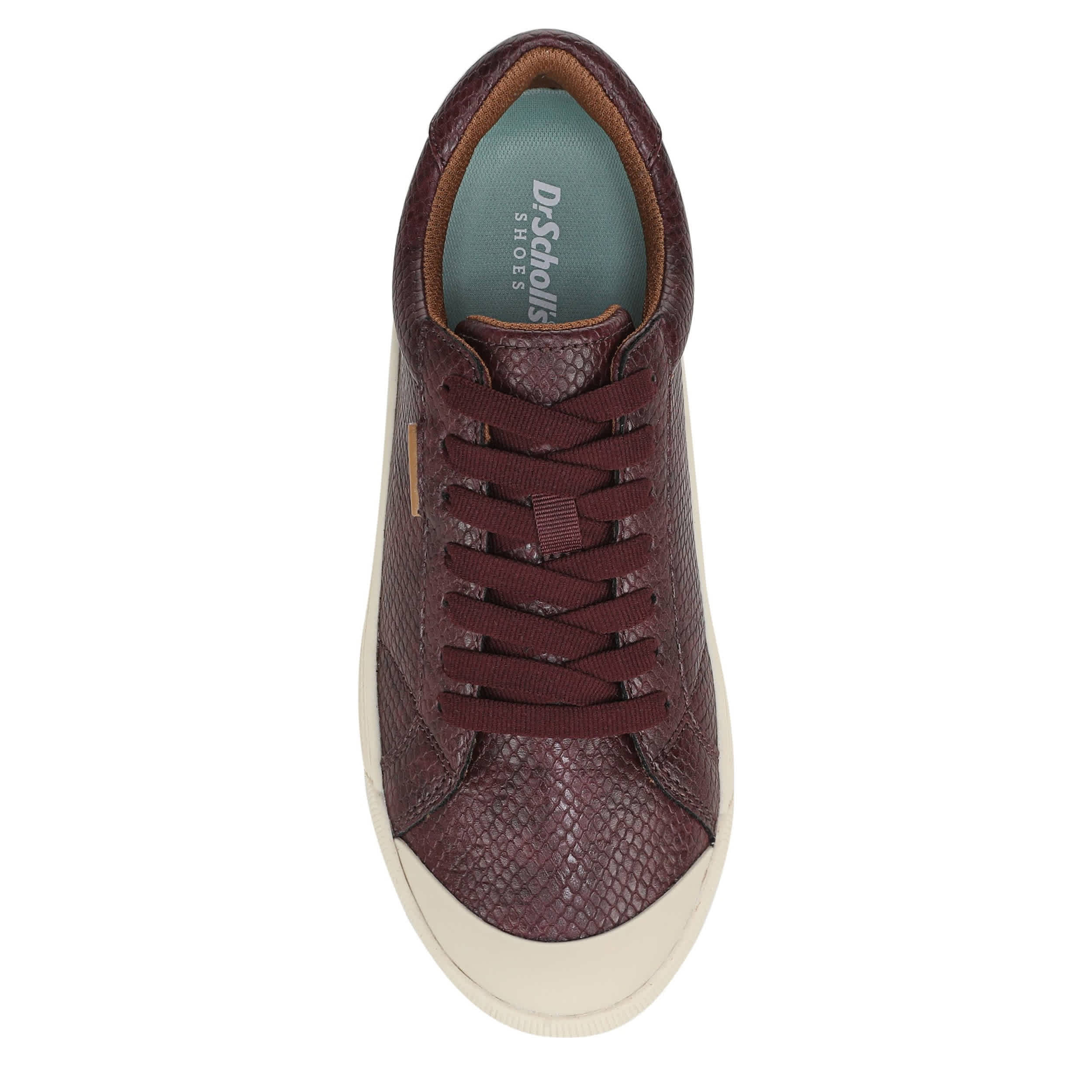 DR. SCHOLL'S-WOMENS TIME OFF SNEAKER-BURGUNDY & BURGUNDY