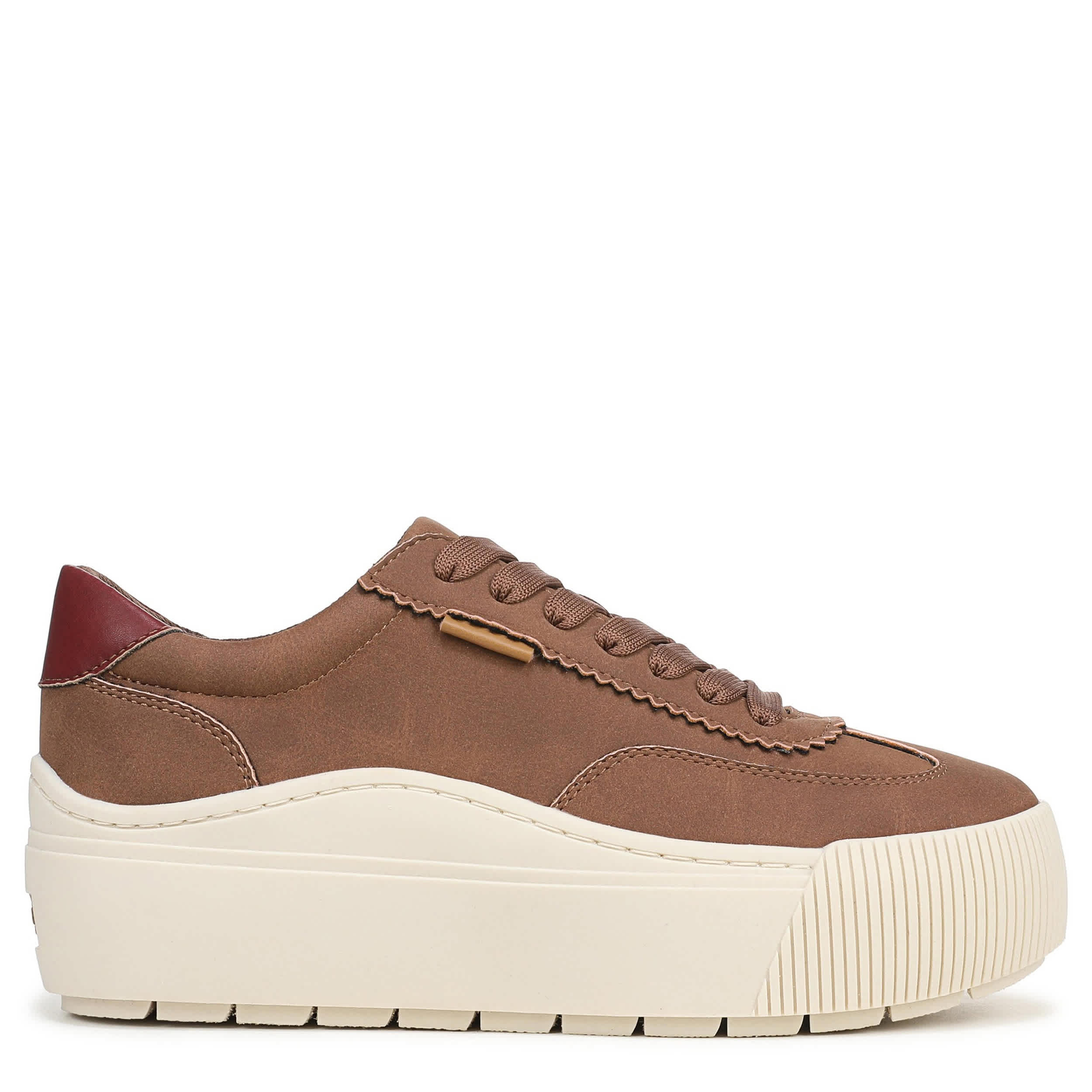DR. SCHOLL'S-WOMENS TIME OFF MOST SNEAKER-CHESTNUT & 