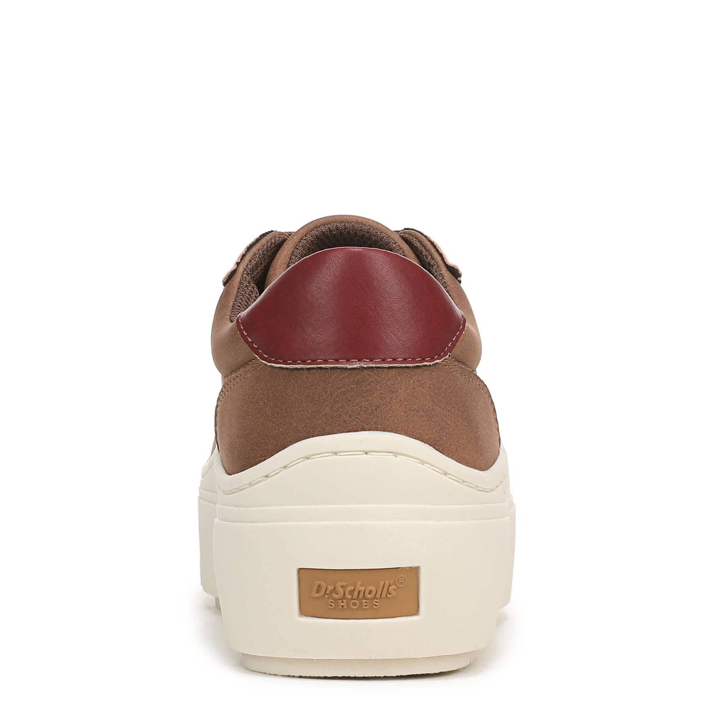 DR. SCHOLL'S-WOMENS TIME OFF MOST SNEAKER-CHESTNUT & 