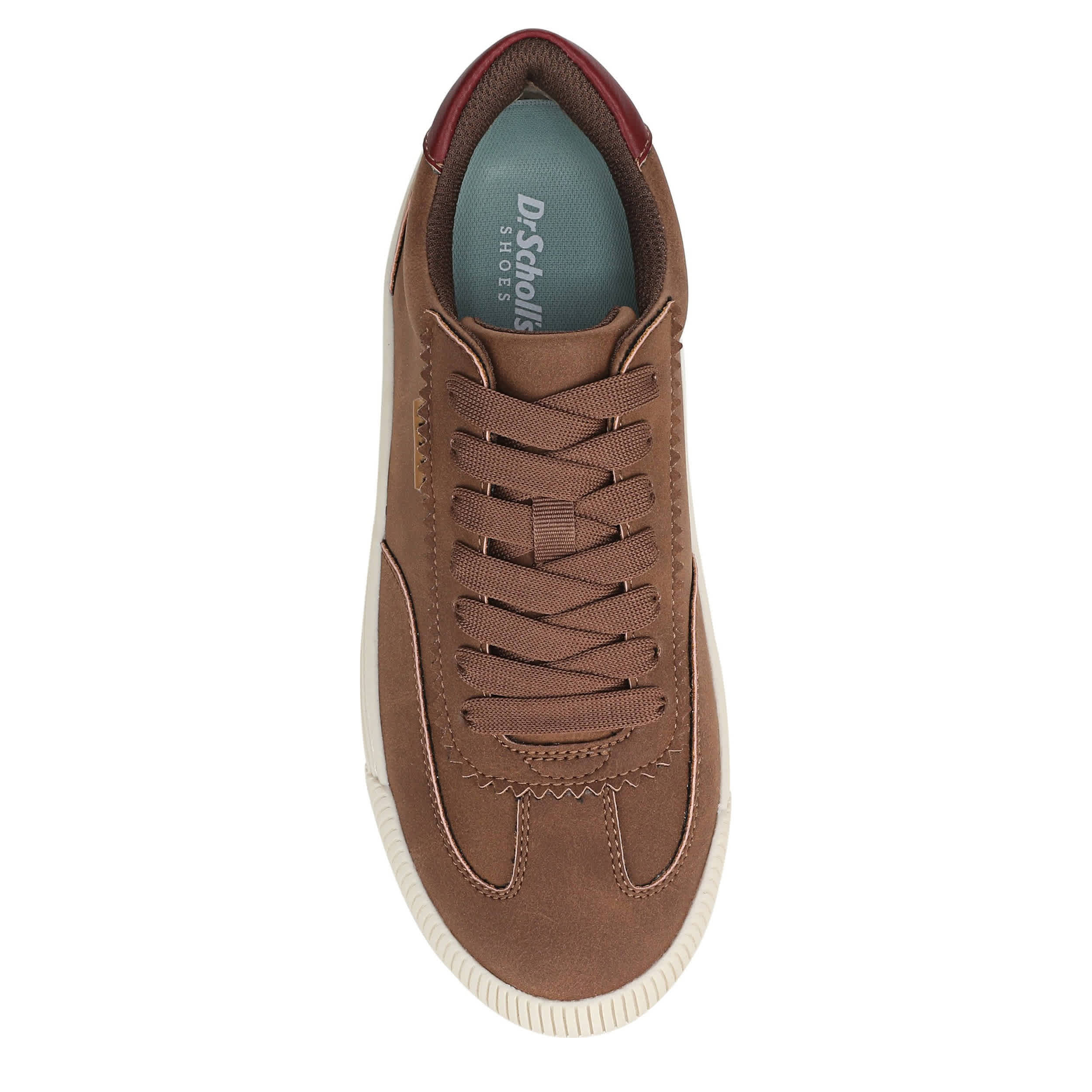 DR. SCHOLL'S-WOMENS TIME OFF MOST SNEAKER-CHESTNUT & 