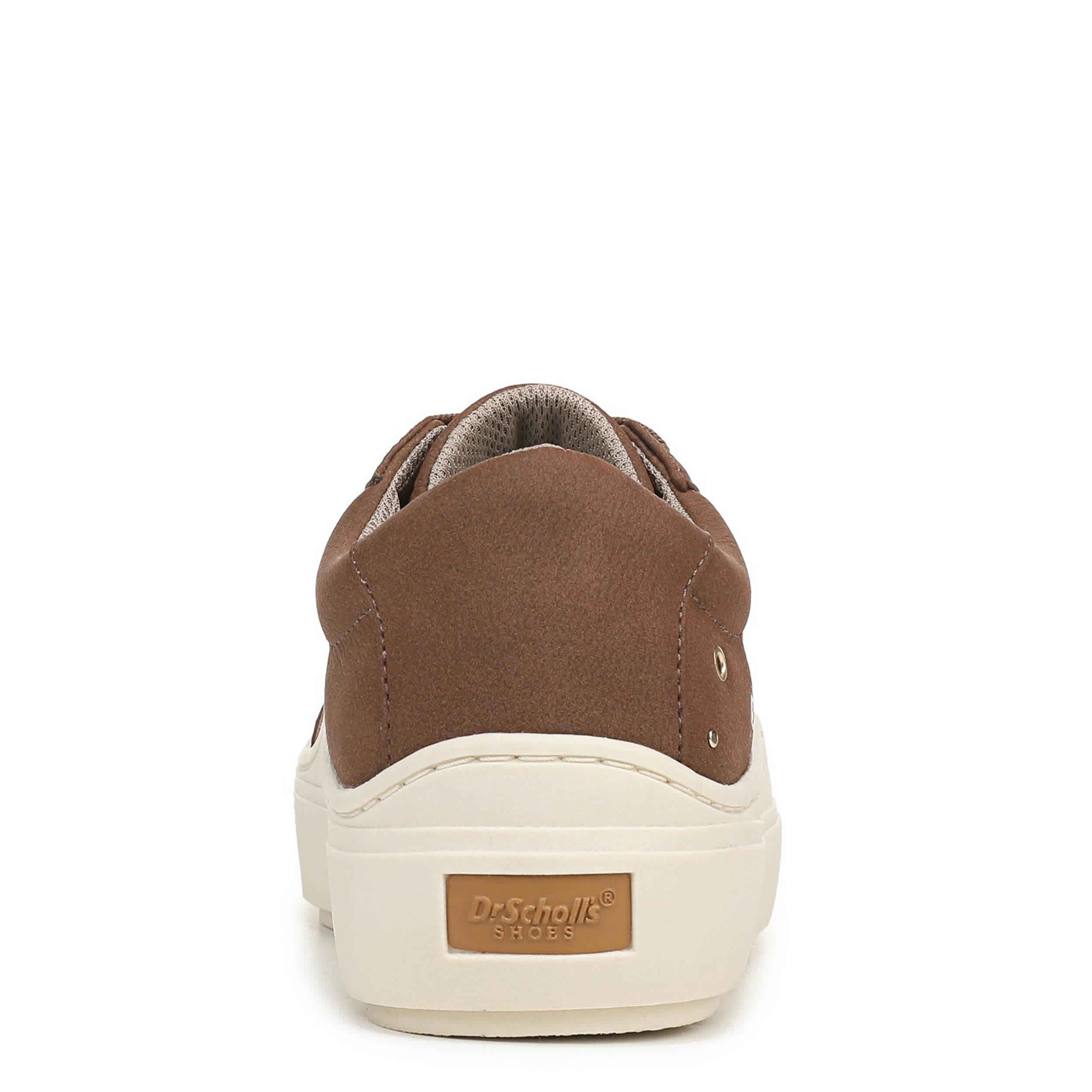 DR. SCHOLL'S-WOMENS TIME OFF STUD SNEAKER-CHESTNUT & 