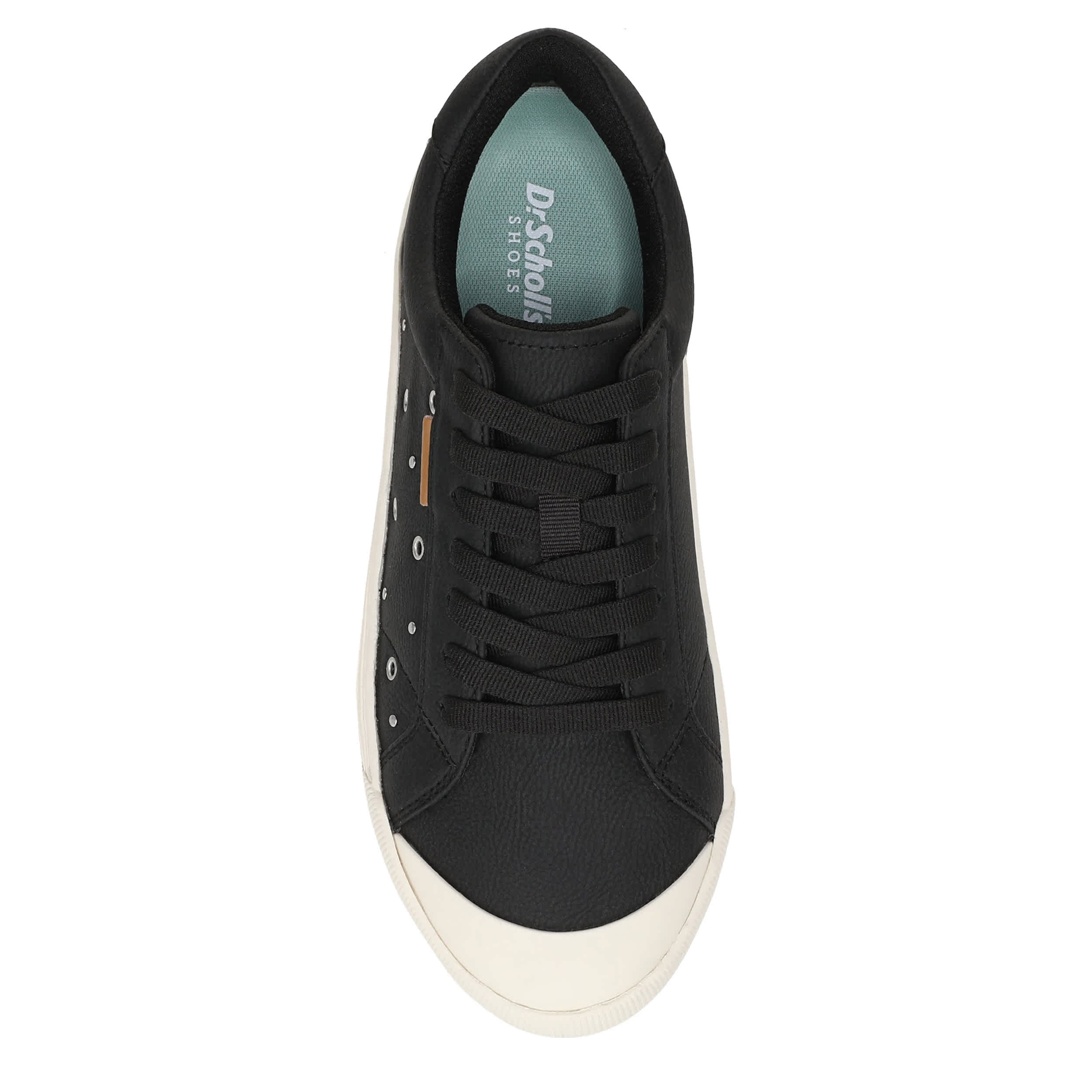 DR. SCHOLL'S-WOMENS TIME OFF STUD SNEAKER-BLACK & 