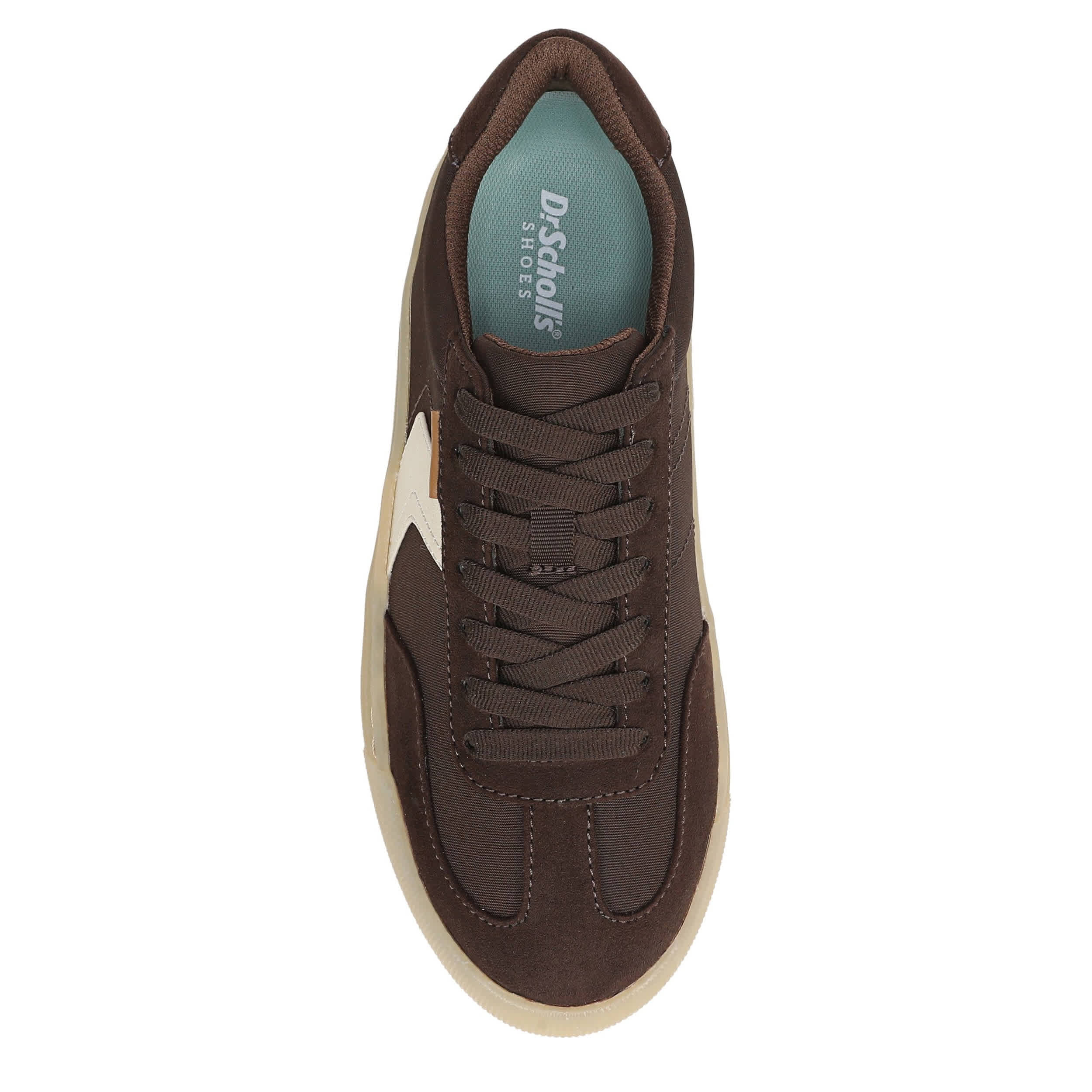 DR. SCHOLL'S-WOMENS TIME OFF WIN SNEAKER-CHOCOLATE & 