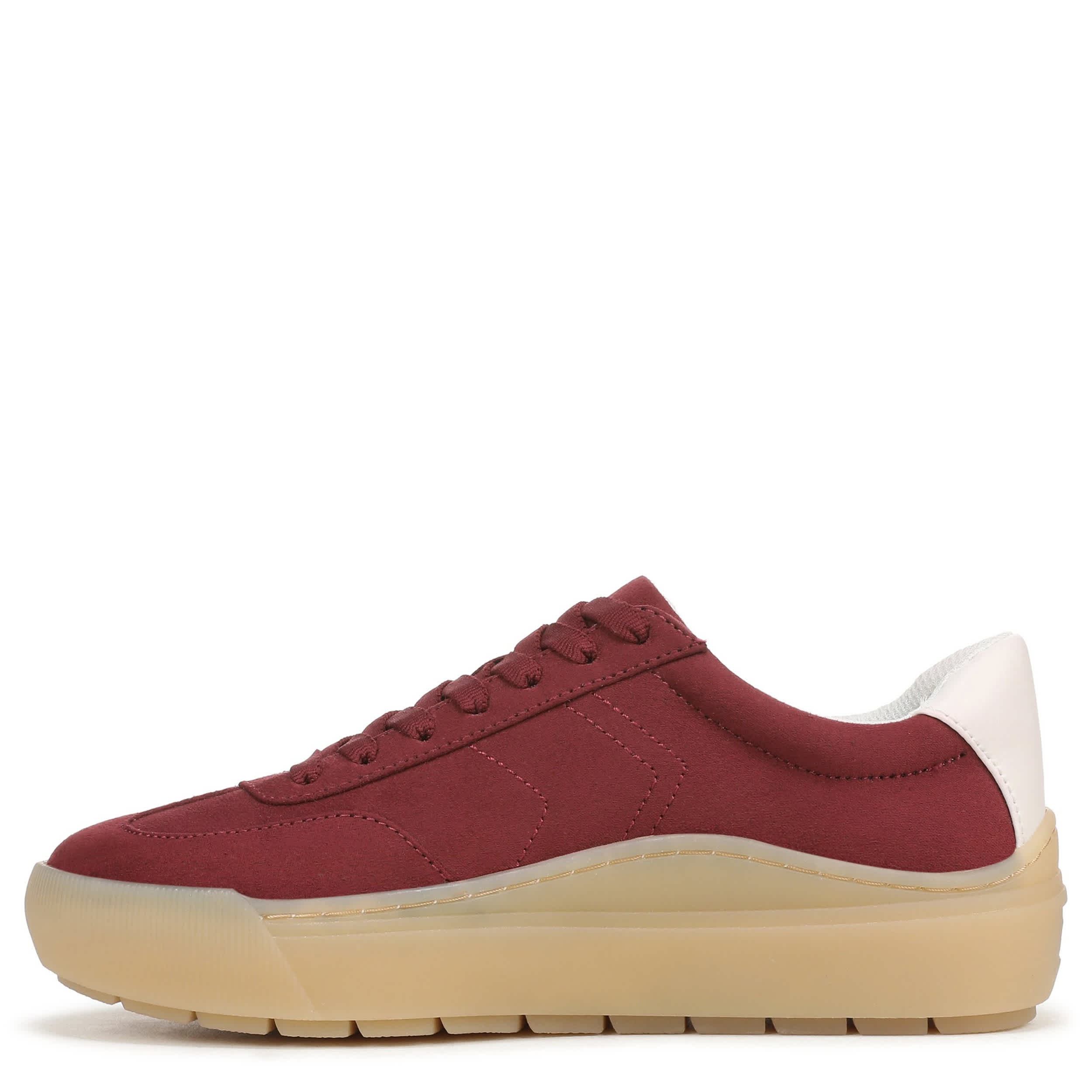 DR. SCHOLL'S-WOMENS TIME OFF WIN SNEAKER-DARK RED & 