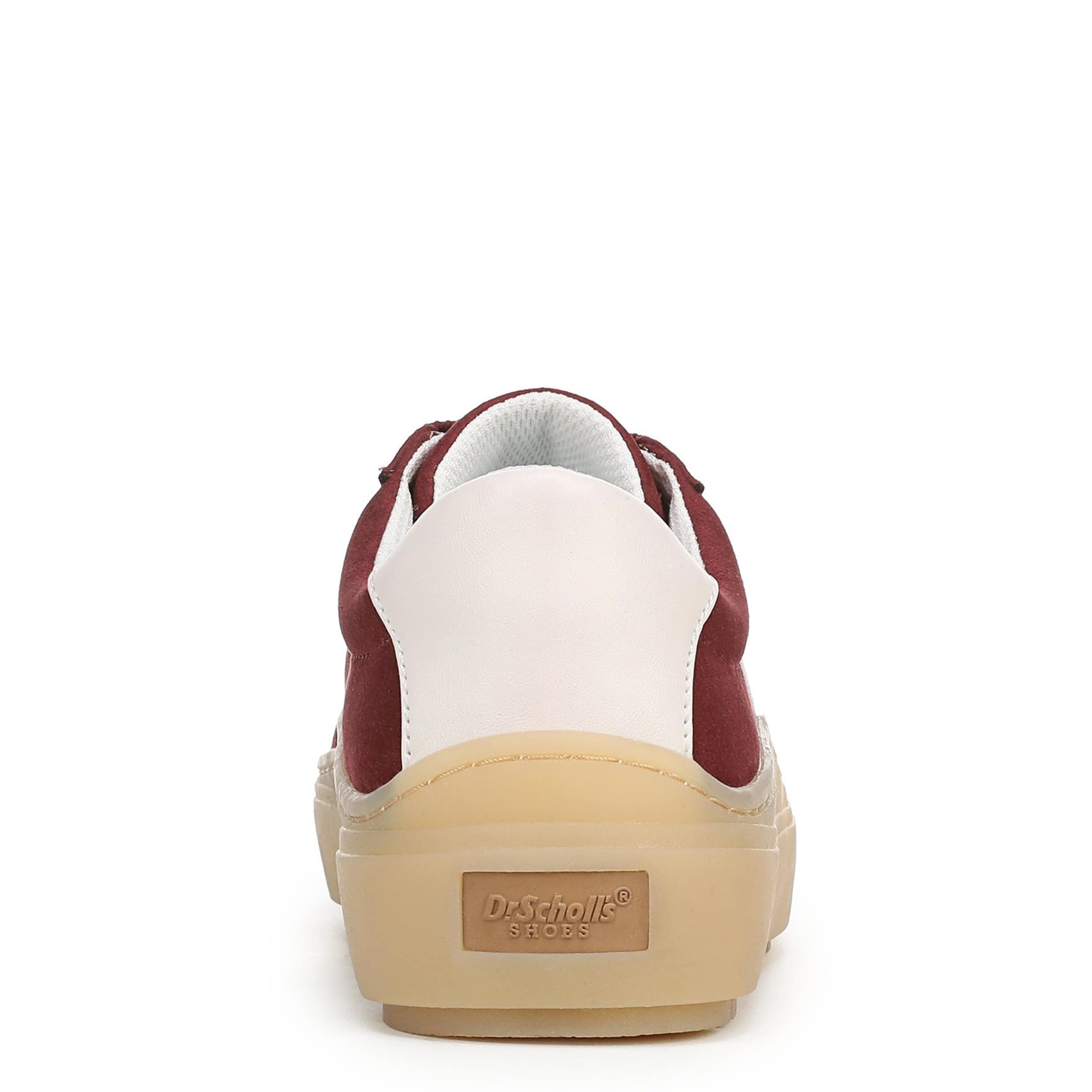 DR. SCHOLL'S-WOMENS TIME OFF WIN SNEAKER-DARK RED & 
