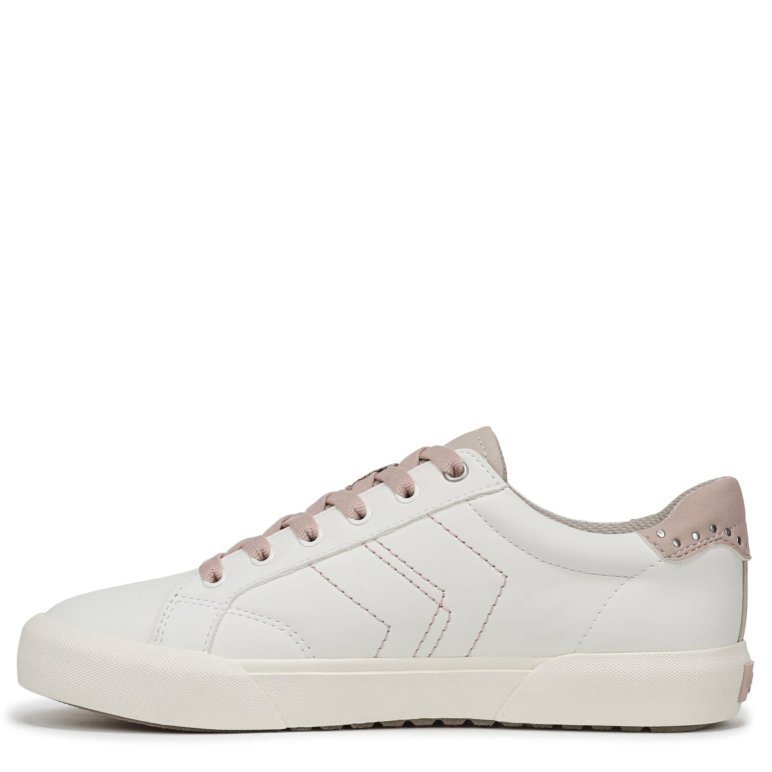 DR. SCHOLL'S-WOMENS ONLINE SNEAKER-WHITE & ROSE GOLD