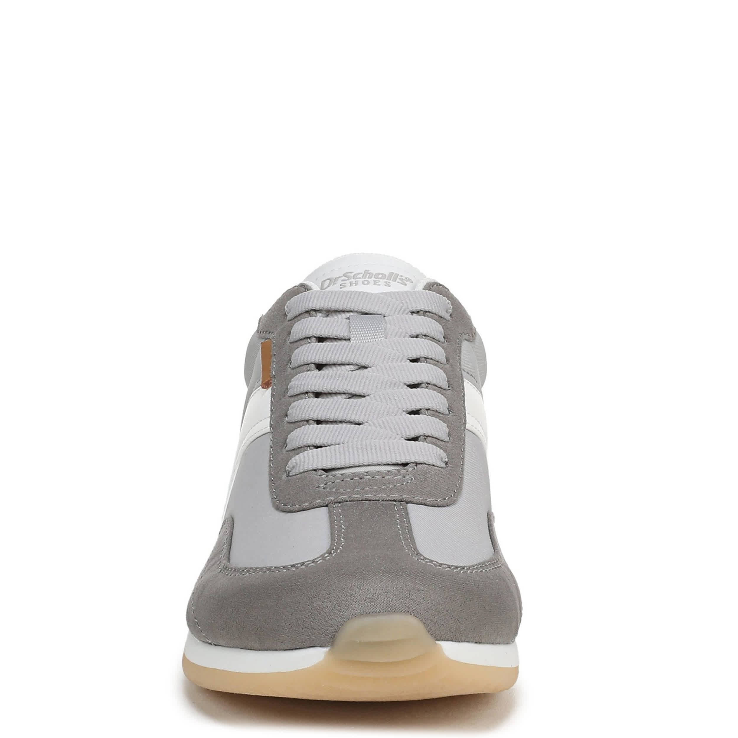 DR. SCHOLL'S-WOMENS GOOD OL DAYS SNEAKER-PALE GREY & GREY