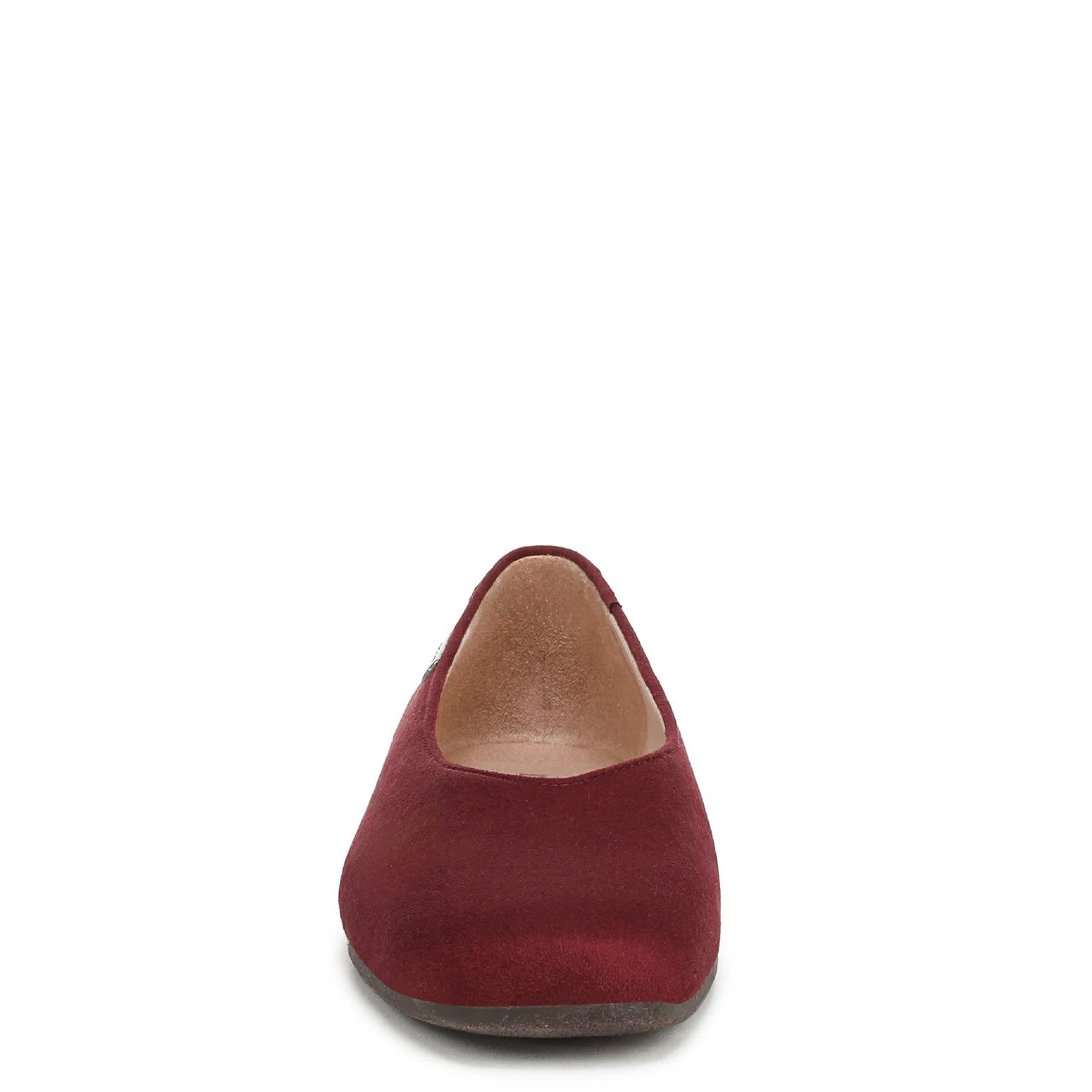 DR. SCHOLL'S-WOMENS VIOLET FLAT-BURGUNDY & 