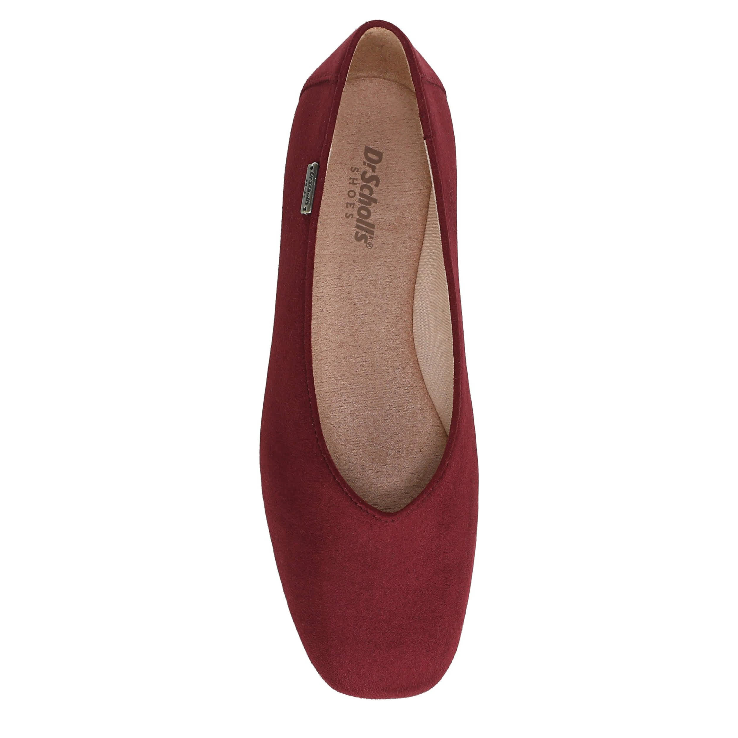 DR. SCHOLL'S-WOMENS VIOLET FLAT-BURGUNDY & 