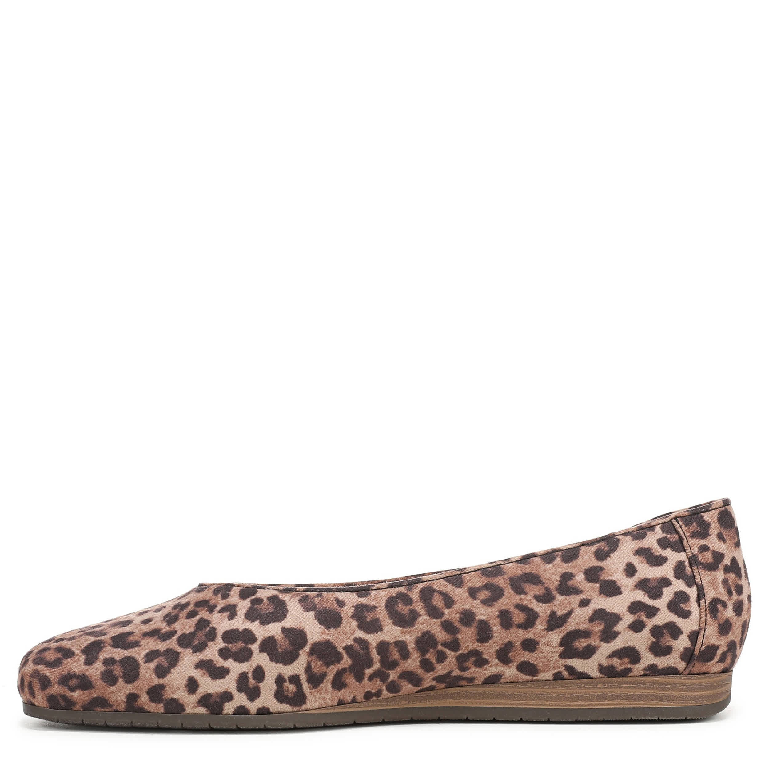 DR. SCHOLL'S-WOMENS VIOLET FLAT-BROWN & LEOPARD