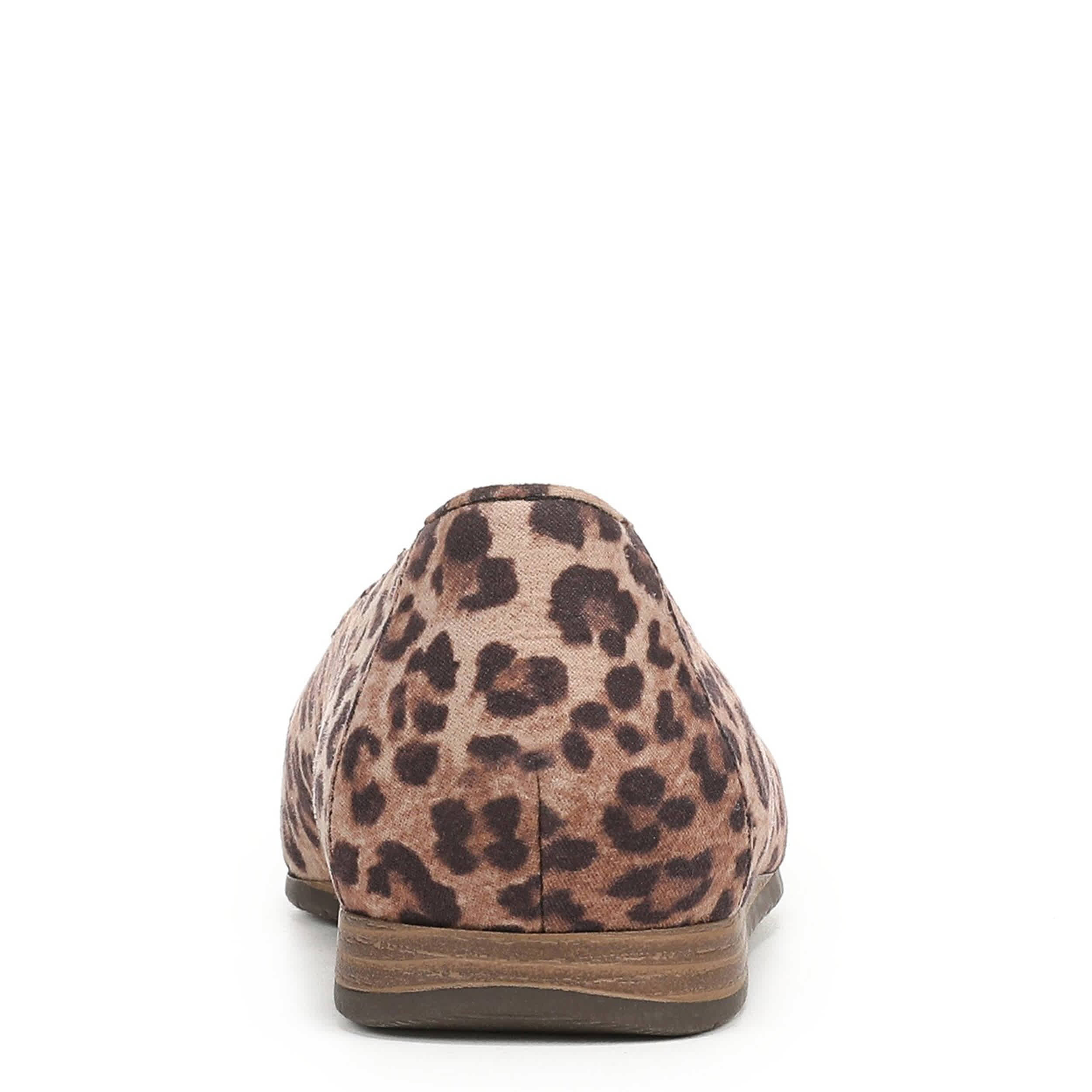 DR. SCHOLL'S-WOMENS VIOLET FLAT-BROWN & LEOPARD