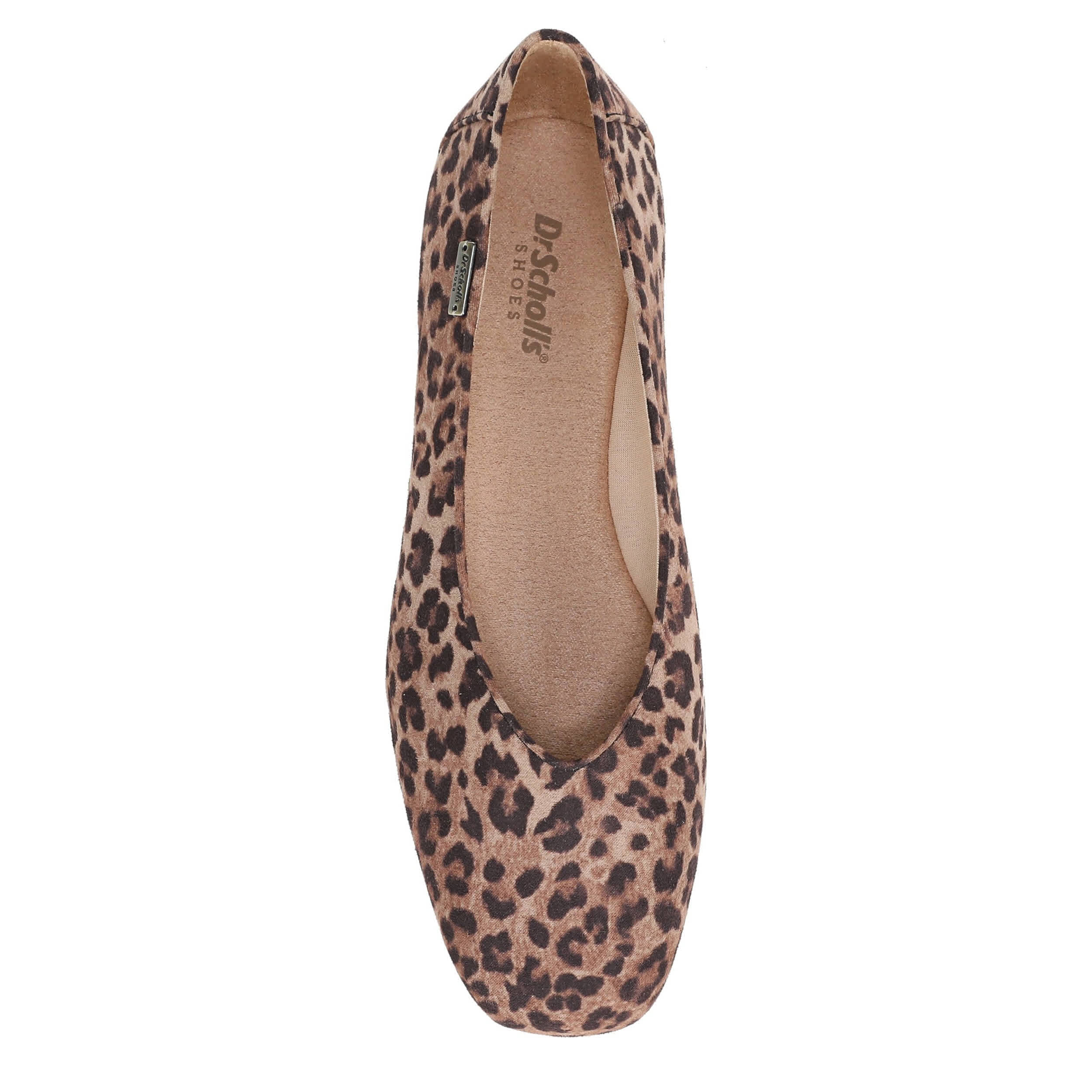 DR. SCHOLL'S-WOMENS VIOLET FLAT-BROWN & LEOPARD