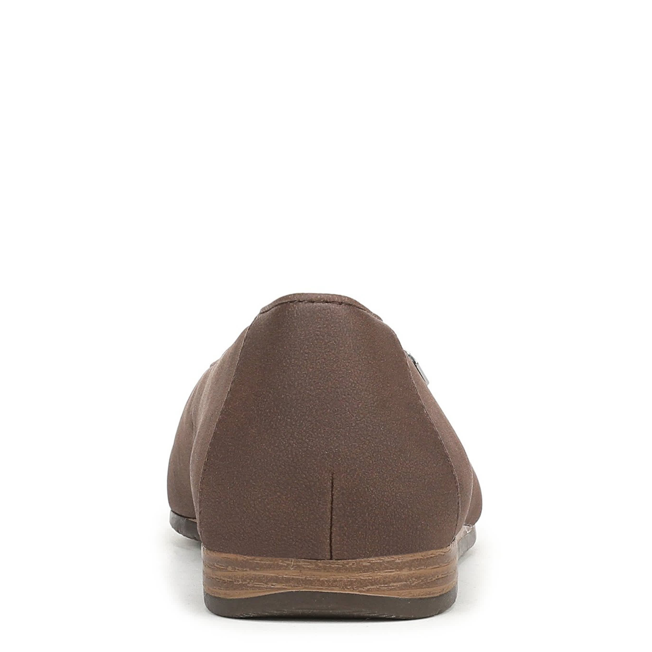 DR. SCHOLL'S-WOMENS VIOLET FLAT-DARK BROWN & 