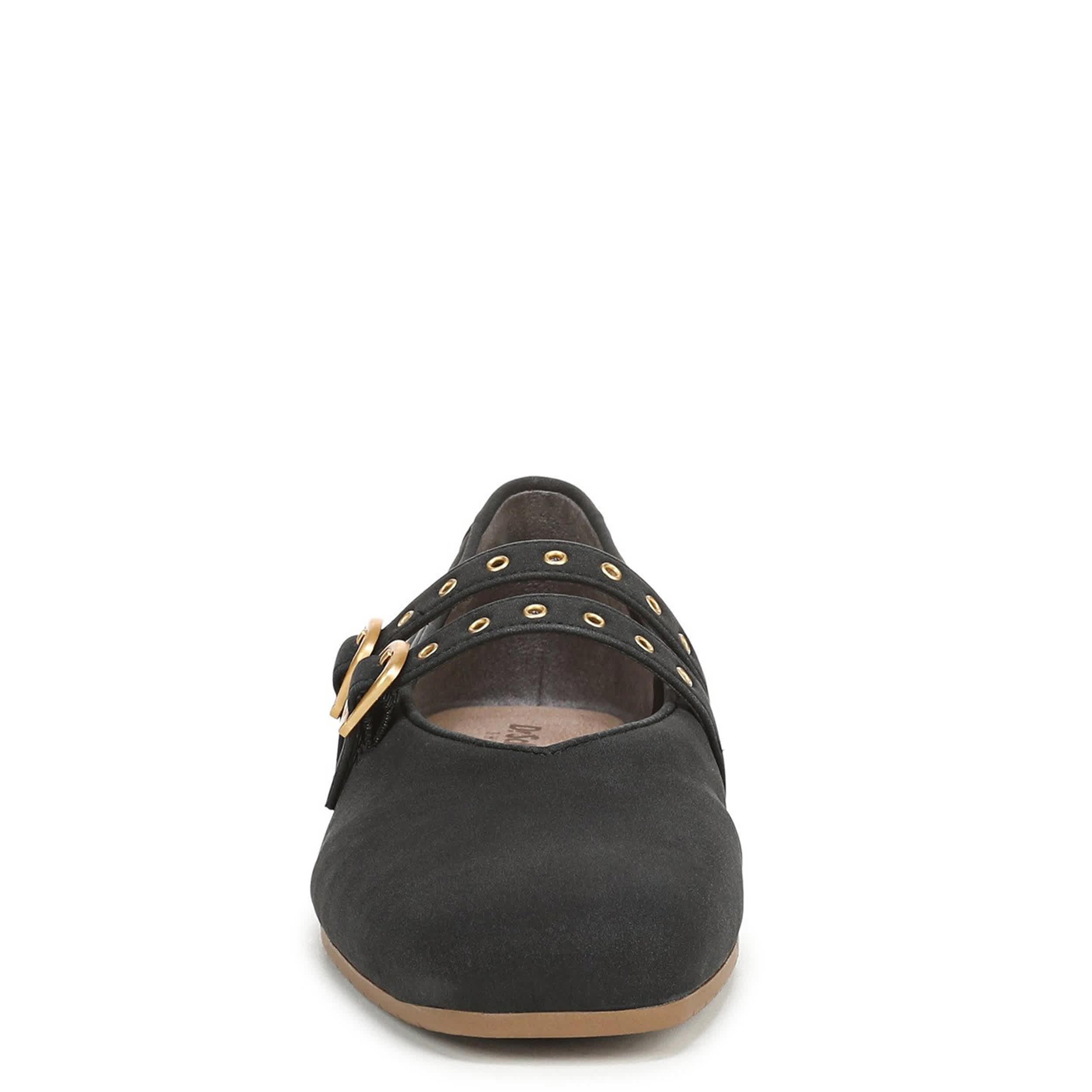 DR. SCHOLL'S-WOMENS VIOLET JANE FLAT-BLACK & 