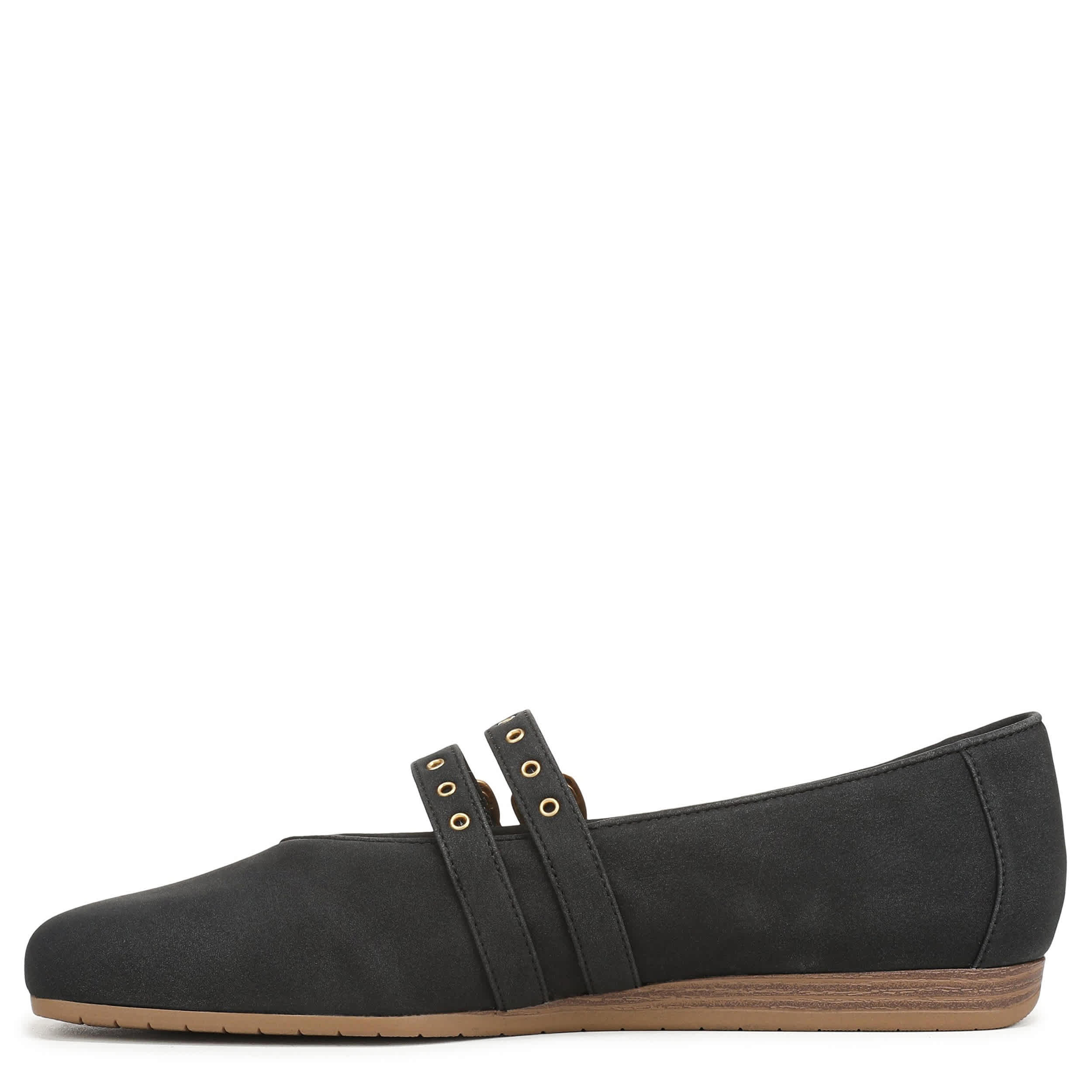DR. SCHOLL'S-WOMENS VIOLET JANE FLAT-BLACK & 