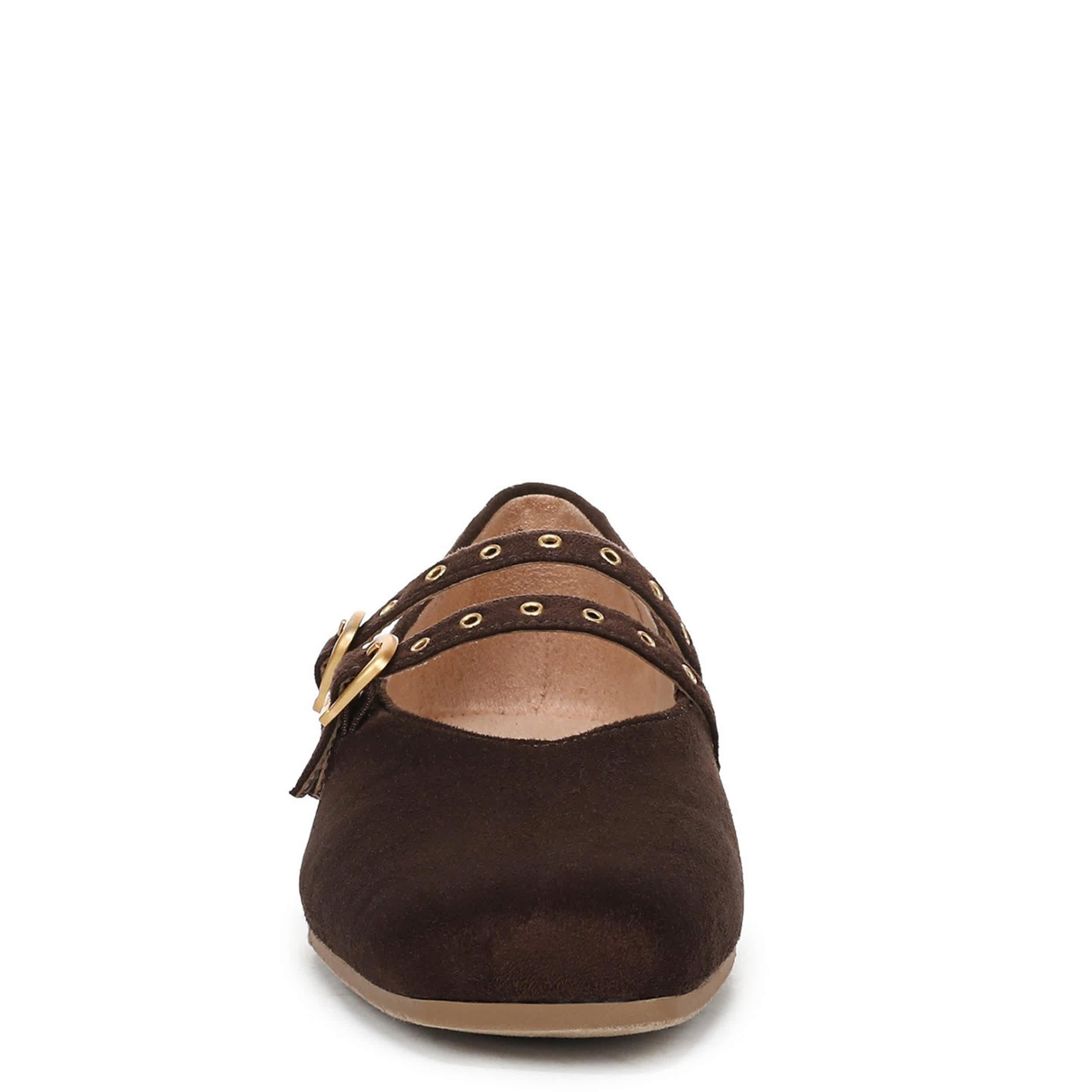 DR. SCHOLL'S-WOMENS VIOLET JANE FLAT-CORDOVAN & 